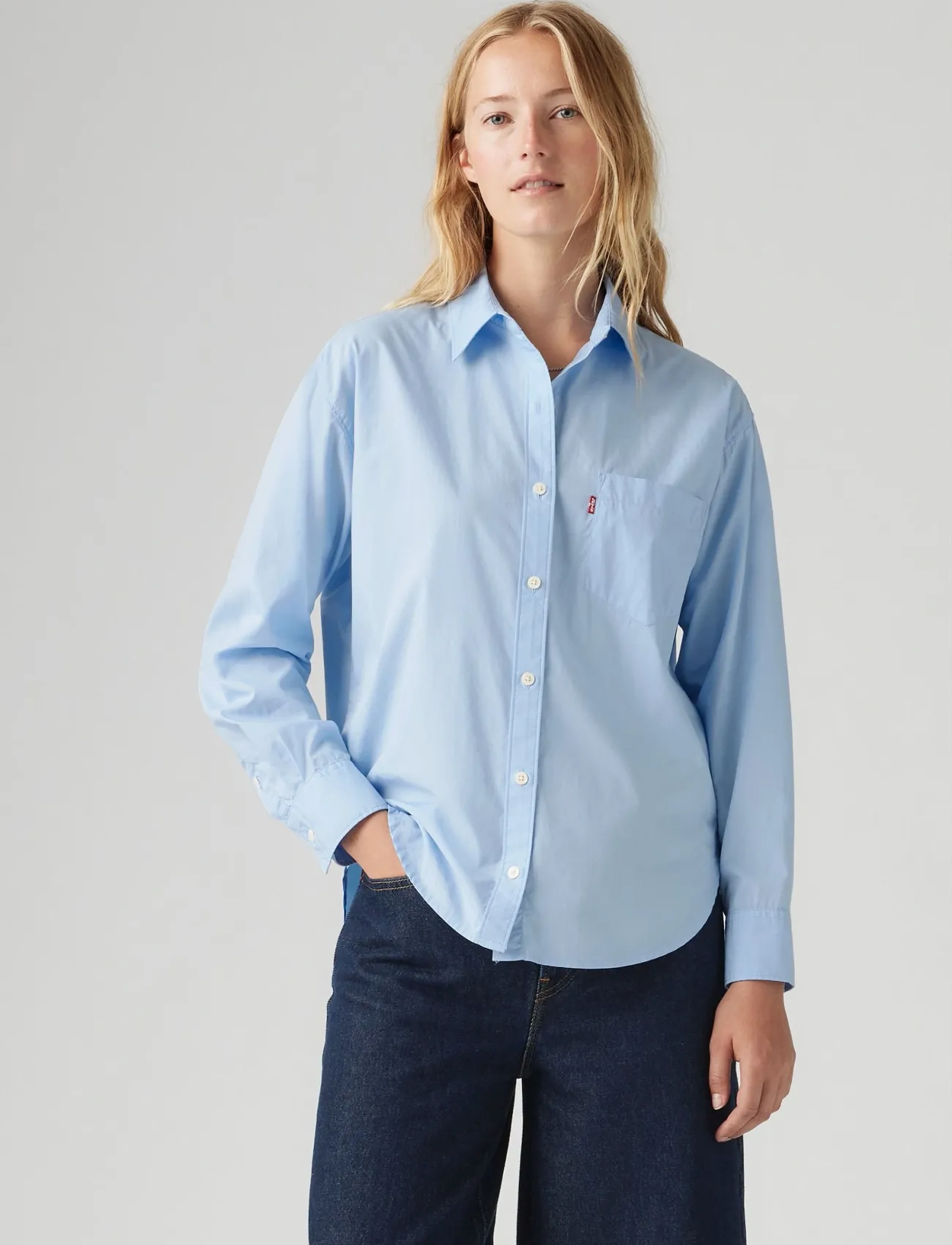 Levi's® - HARLIE BOYFRIEND SHIRT SERENIT - blues - 5