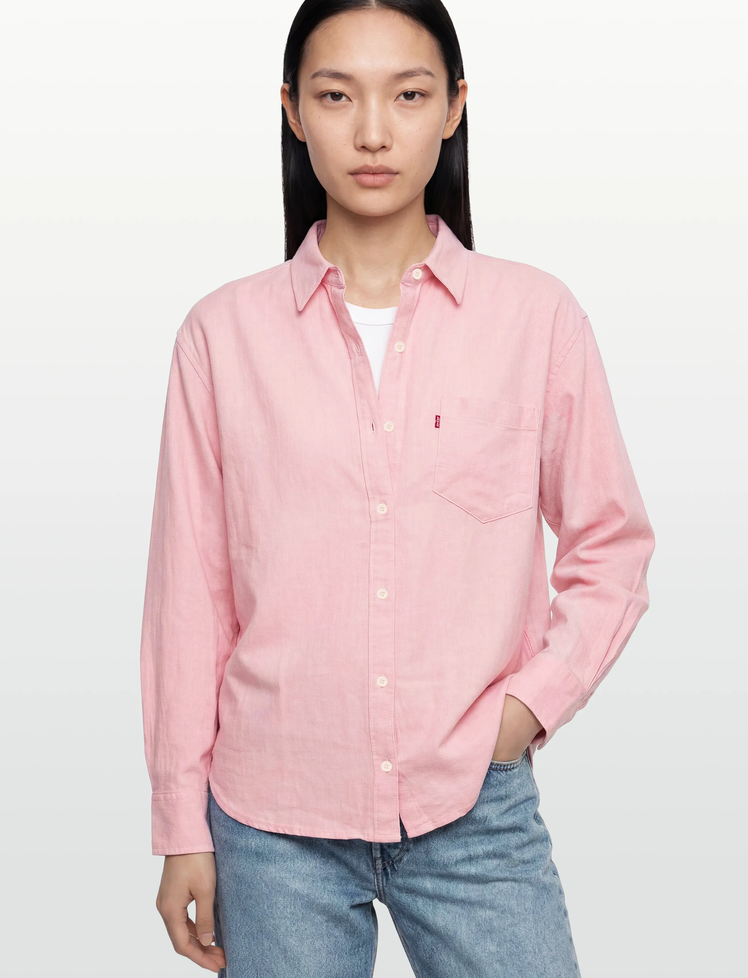 Levi's® - HARLIE BOYFRIEND SHIRT CORAL B - hørskjorter - pinks - 3