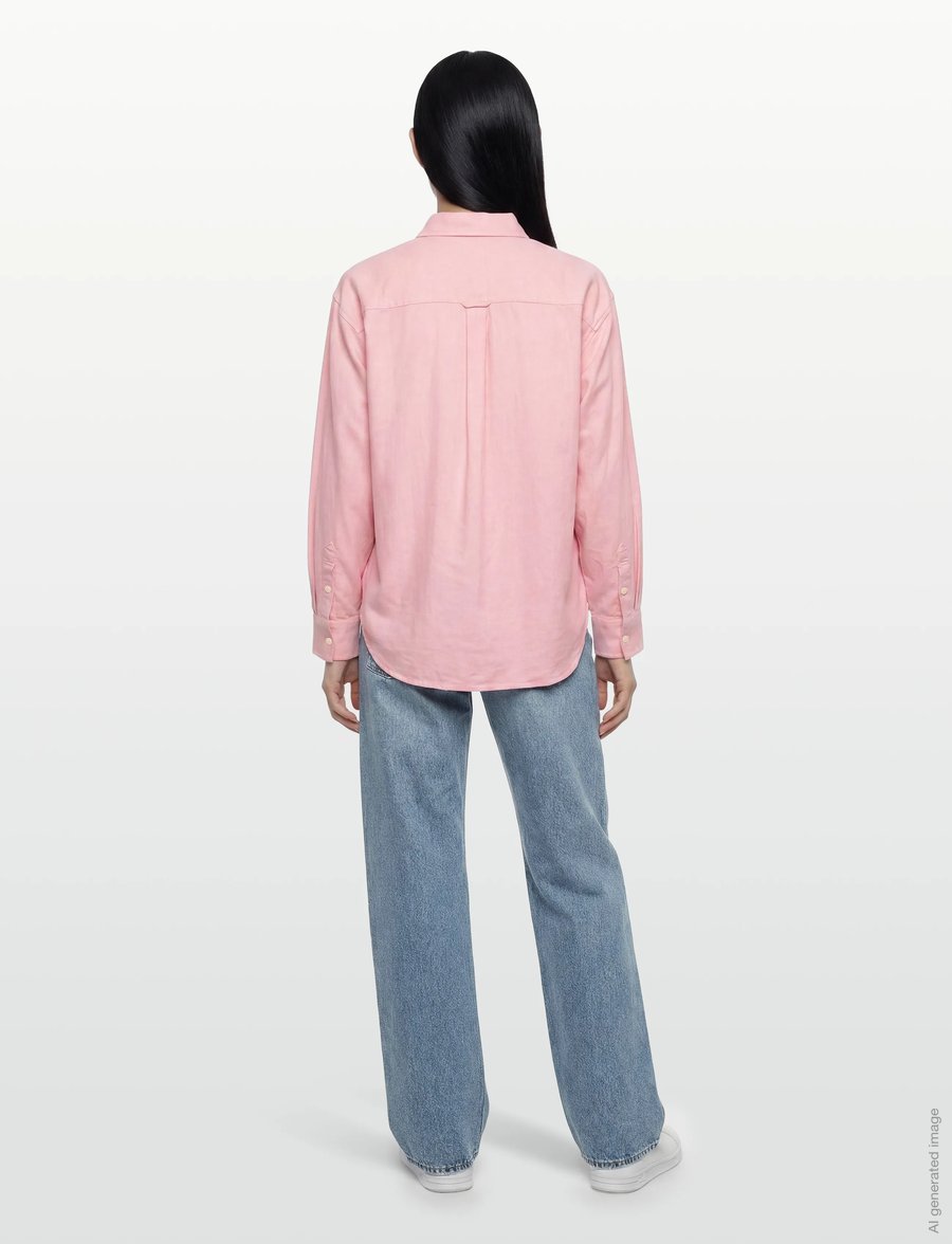 Levi's® - HARLIE BOYFRIEND SHIRT CORAL B - leinenhemden - pinks - 4