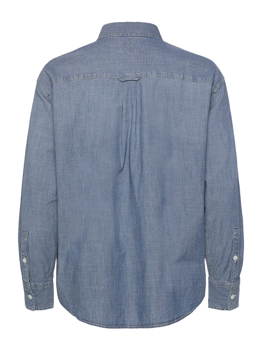 Levi's® - HARLIE BOYFRIEND SHIRT GOOD DA - chemises en jeans - med indigo - worn in - 2