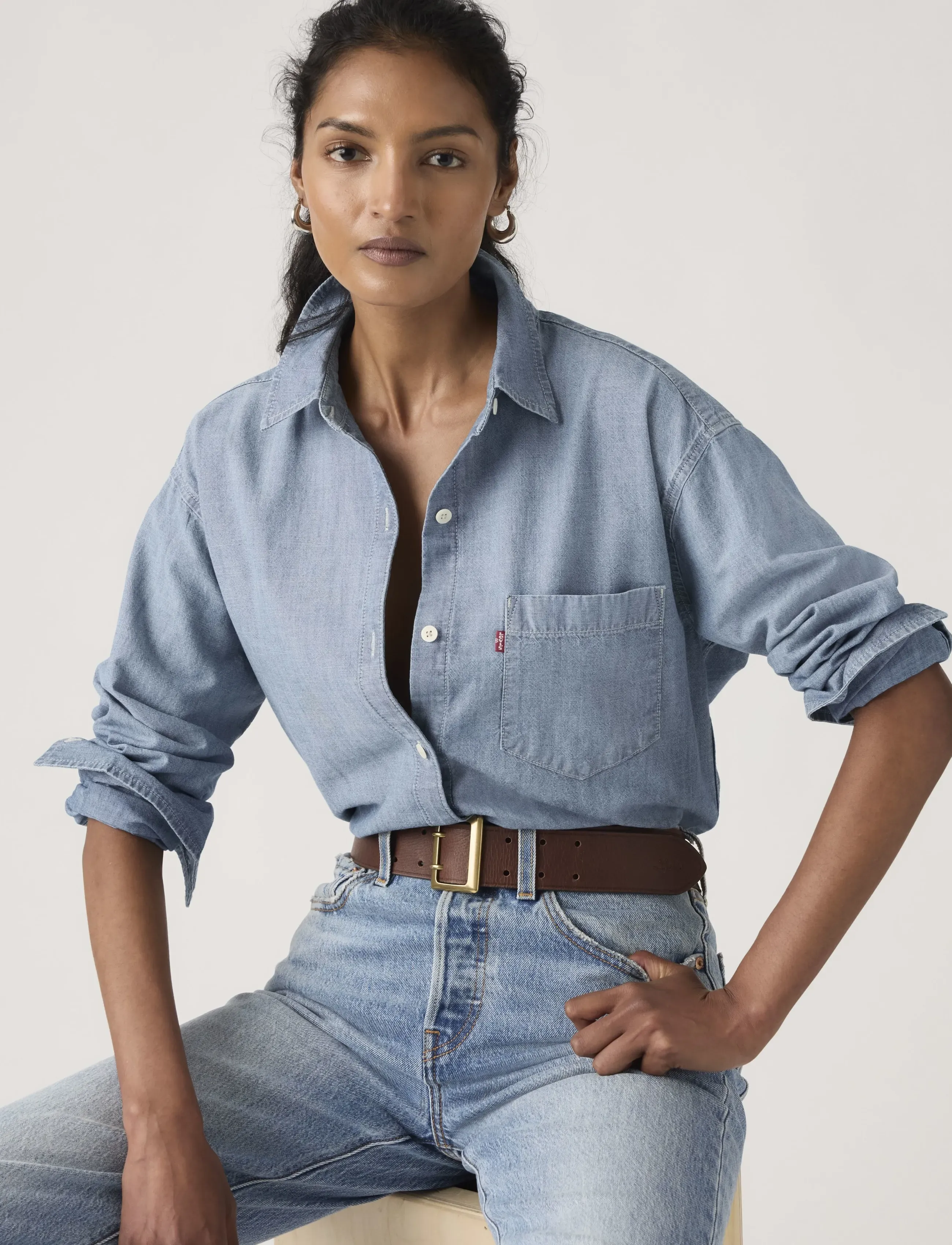 LEVIS ® Harlie Boyfriend Shirt Good Da skjortor & blusar dam – bild 5