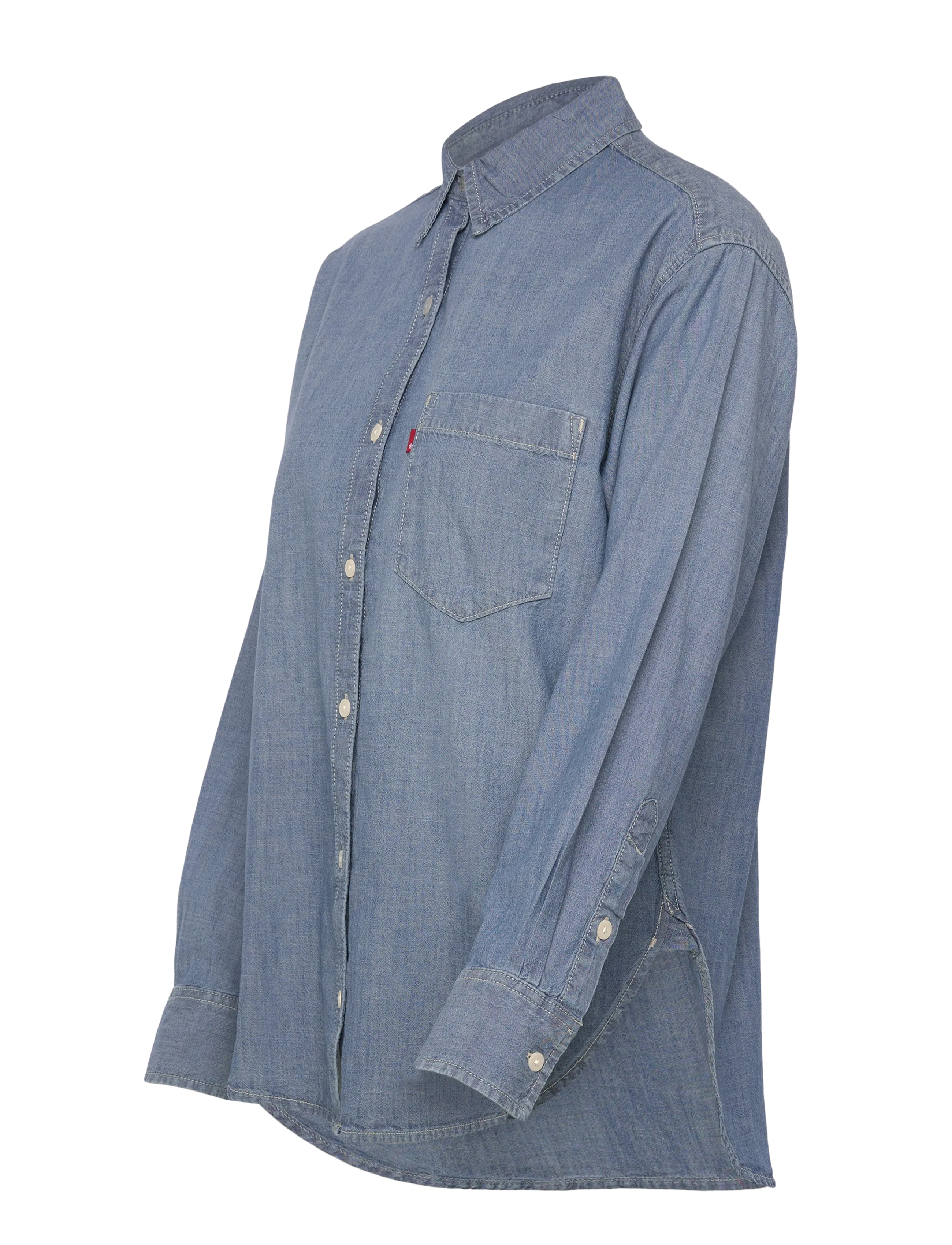 Levi's® - HARLIE BOYFRIEND SHIRT GOOD DA - chemises en jeans - med indigo - worn in - 3