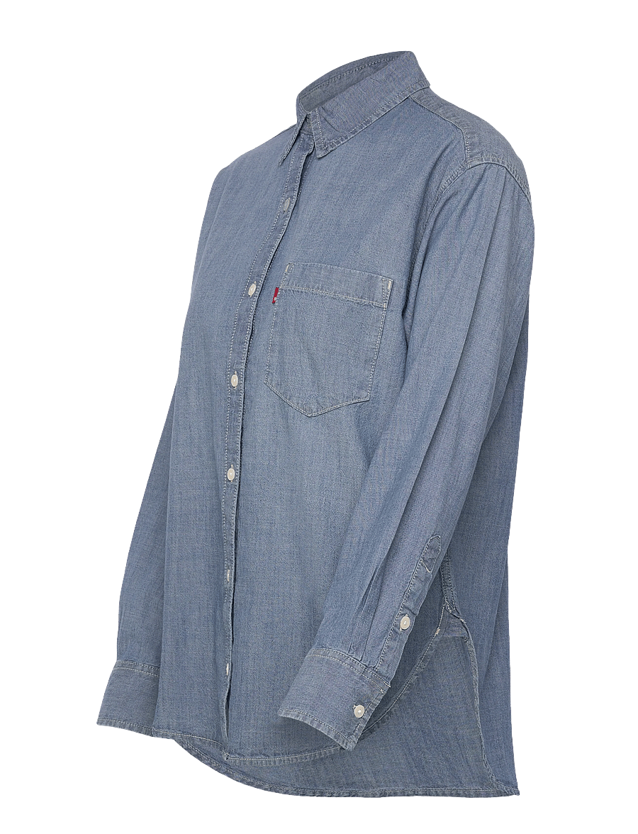 Levi's® - HARLIE BOYFRIEND SHIRT GOOD DA - chemises en jeans - med indigo - worn in - 3
