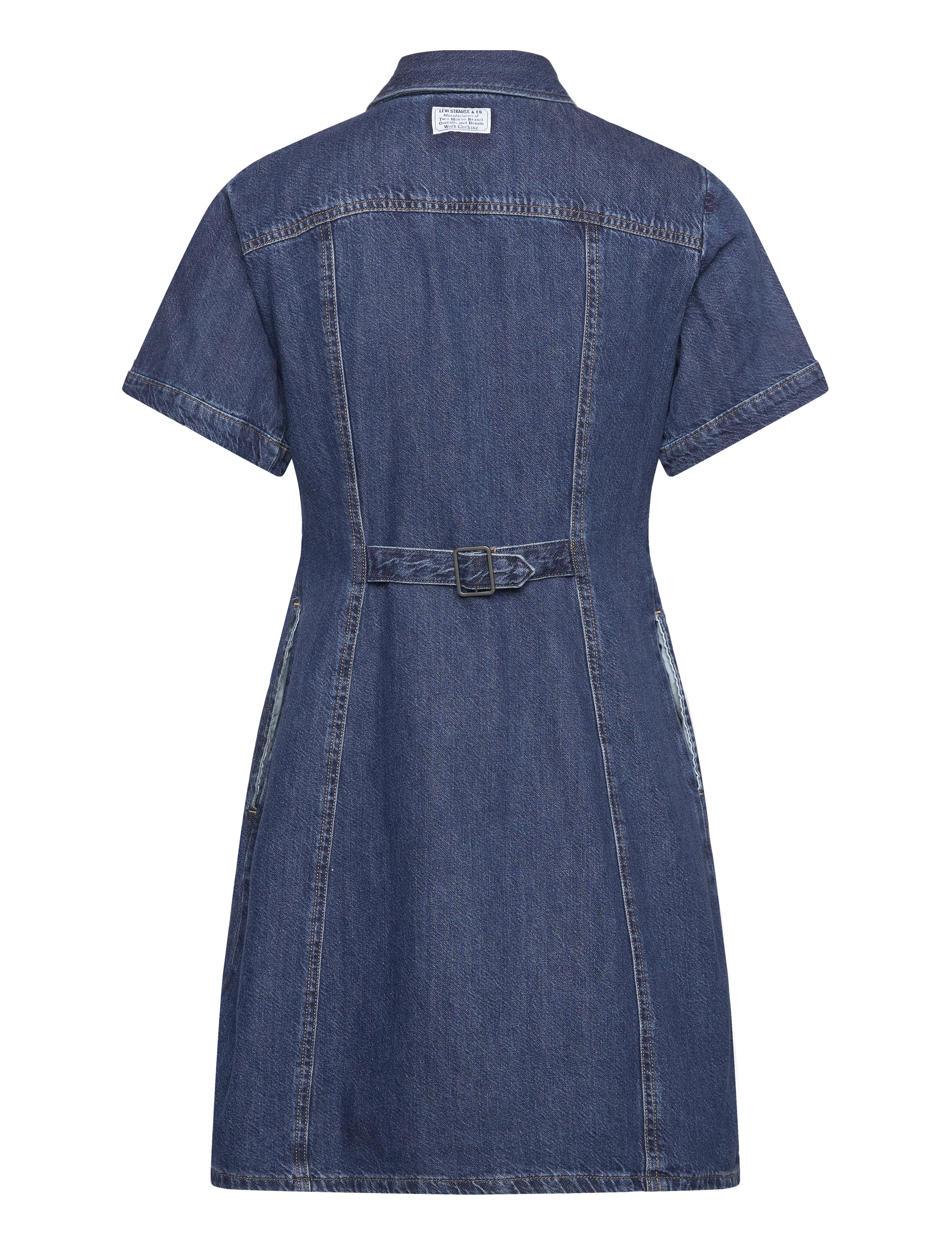 Levi's® - RINOA DENIM SS DRESS SLEDGE SI - med indigo - flat finish - 2