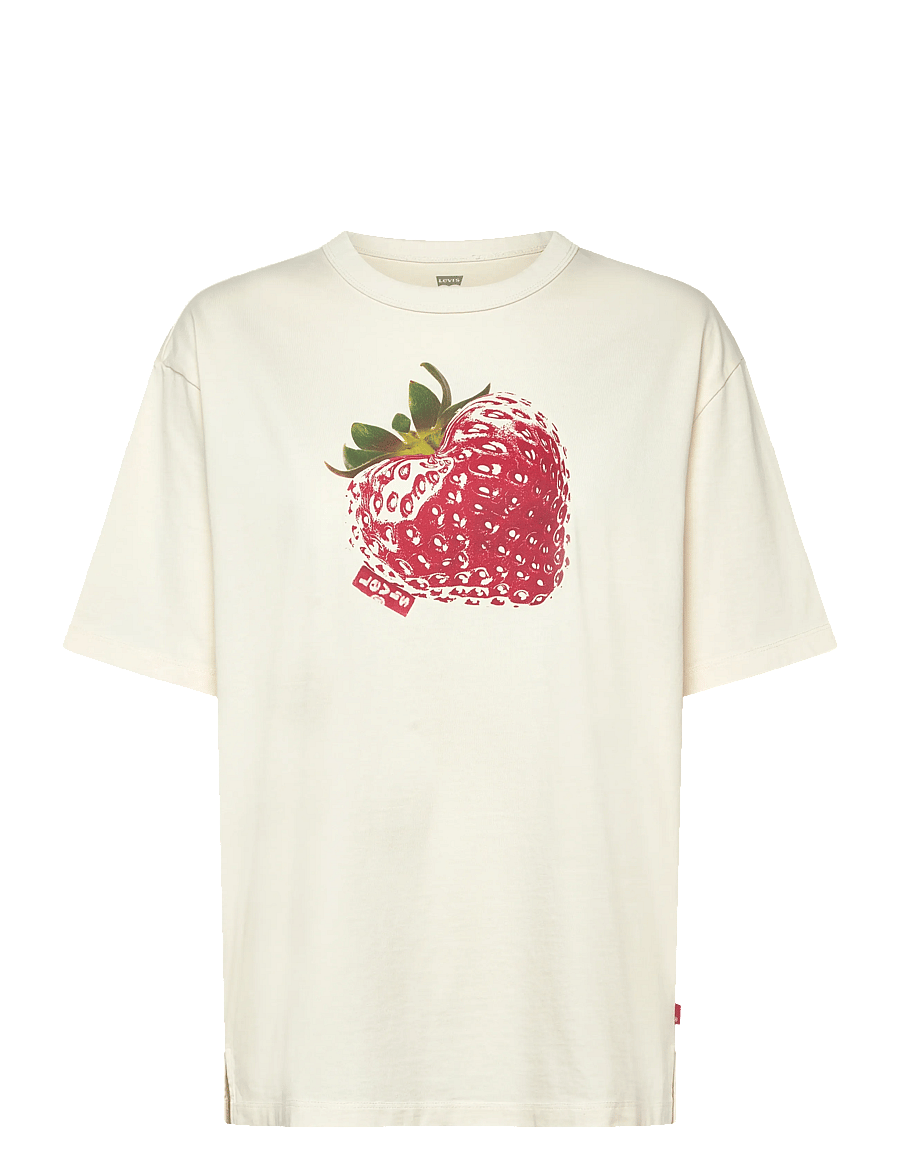 Levi's® - GR TABOR TEE HEART STRAWBERRY - t-shirts - neutrals - 1