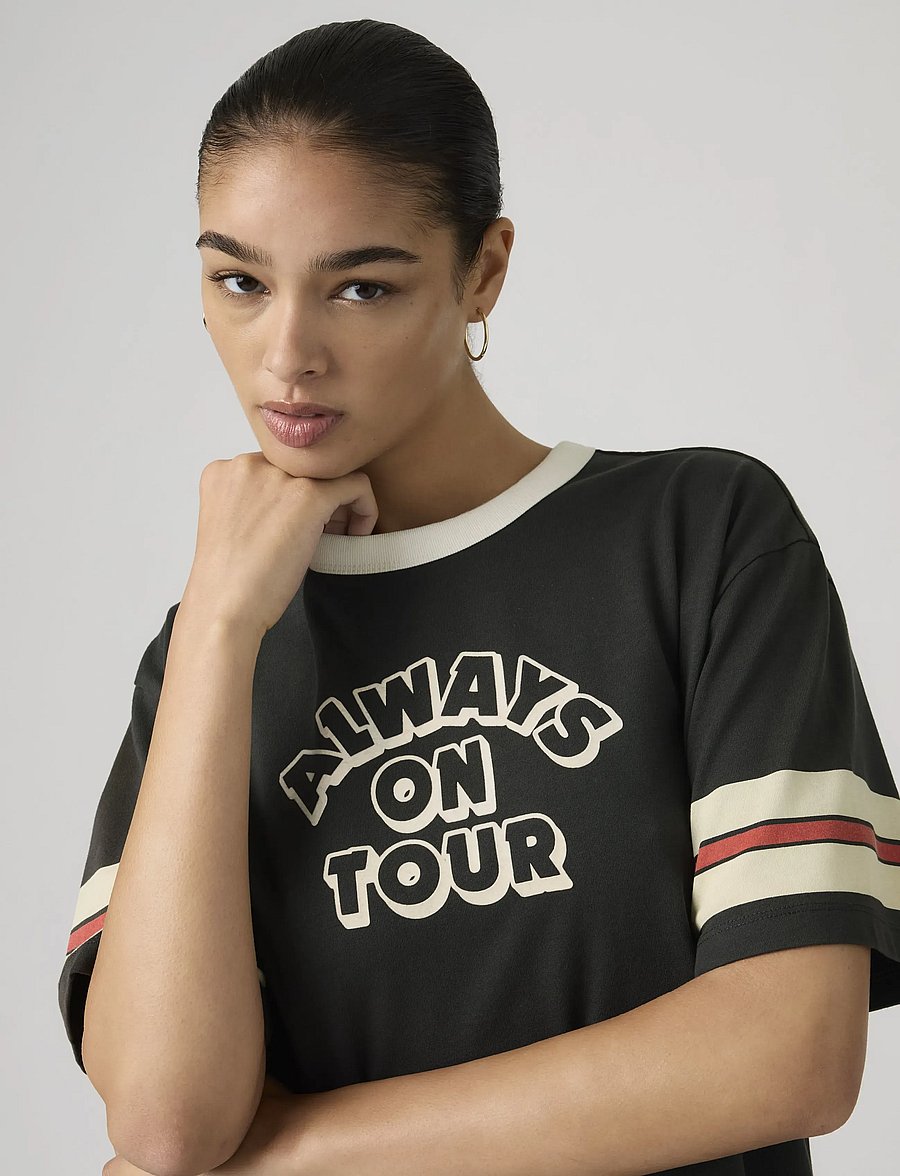 Levi's® - GR TABOR TEE ALWAYS ON TOUR PI - t-shirts - blacks - 4