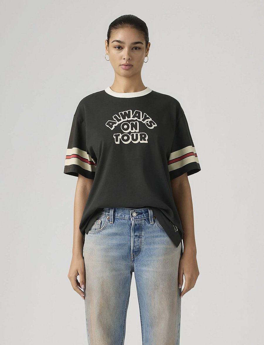 Levi's® - GR TABOR TEE ALWAYS ON TOUR PI - t-shirts - blacks - 5