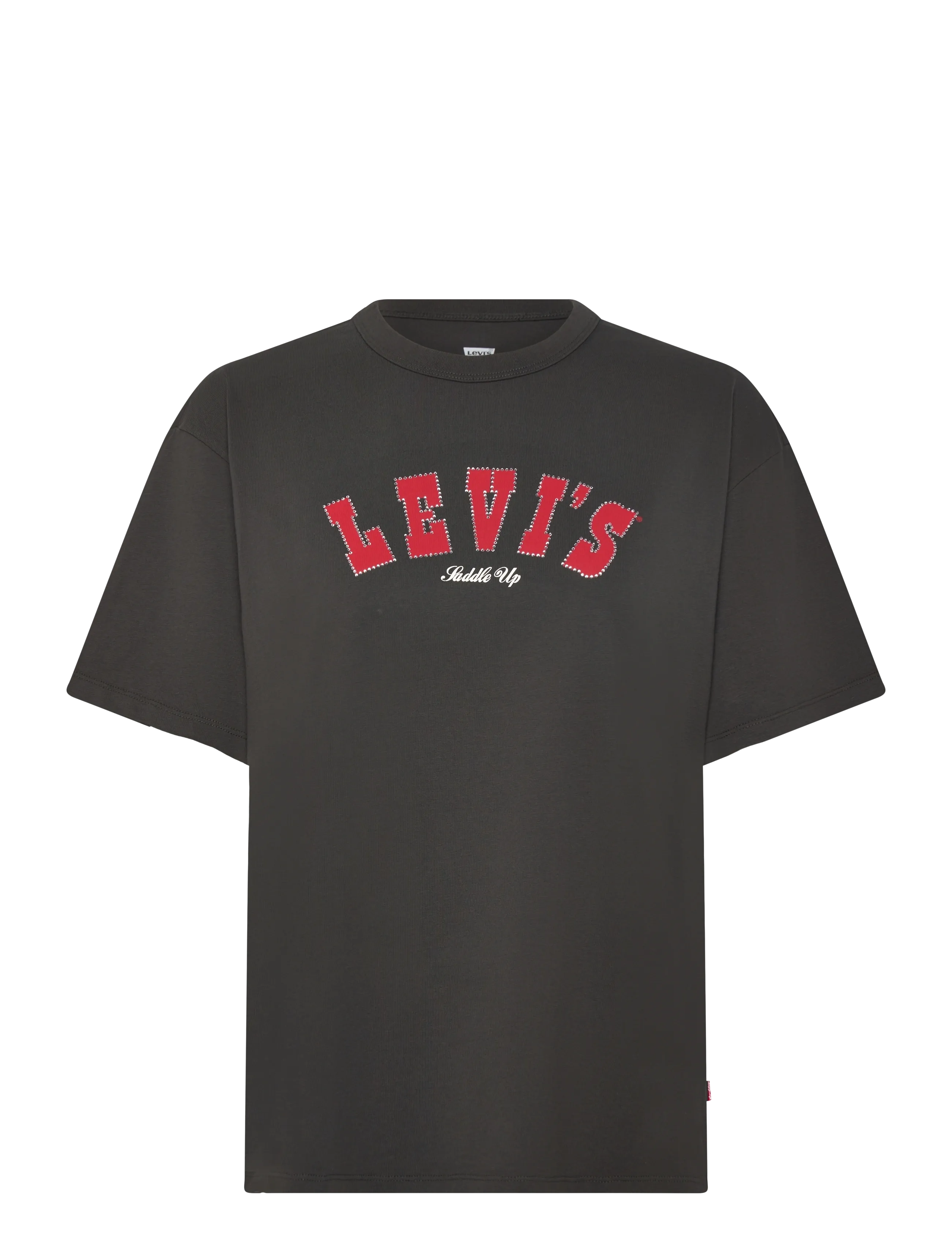 LEVI'S Gr Tabor Tee Rhinestone Archiv Schwarz - S - Damen