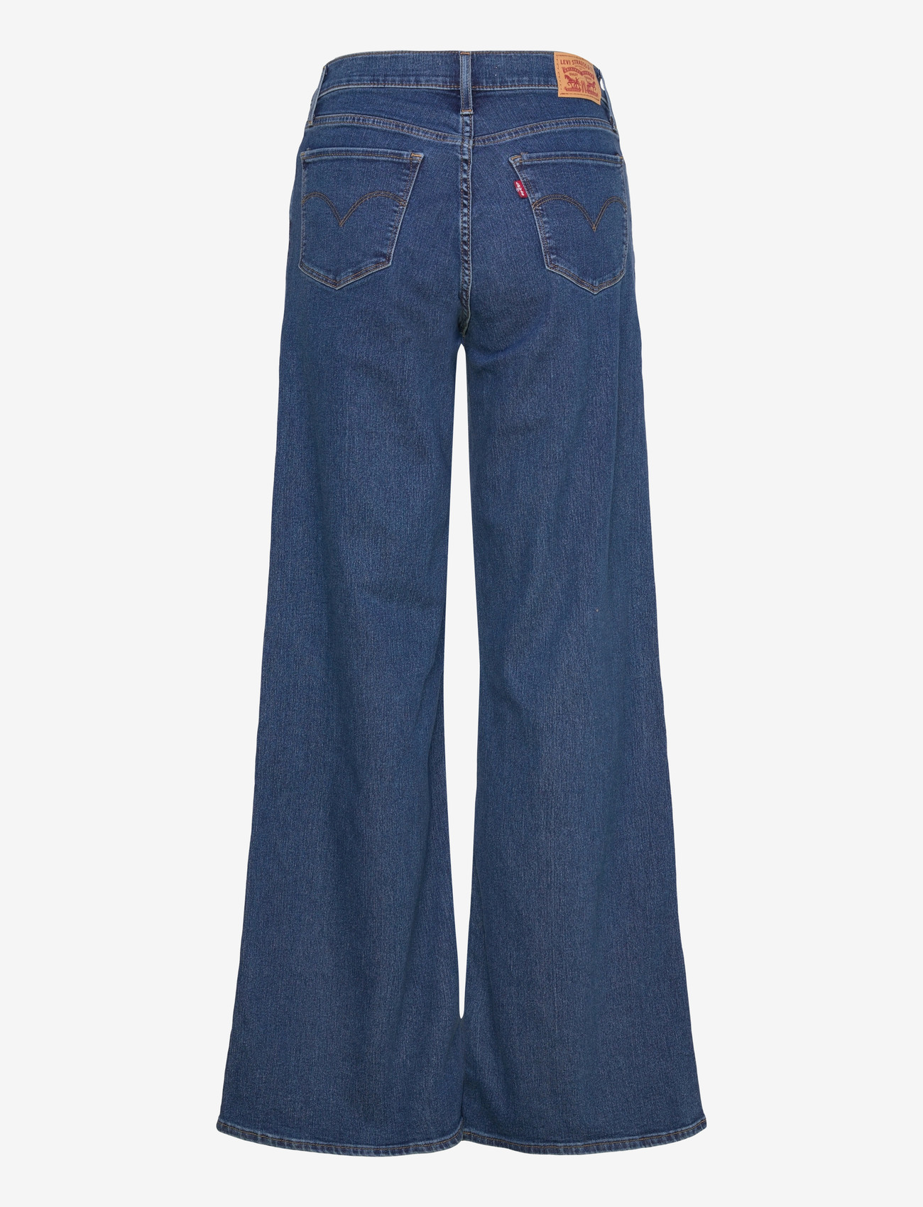 Levi's® - 318 SHAPING WIDE LEG CLEVER GI - hosen mit weitem bein - dark indigo - worn in - 1