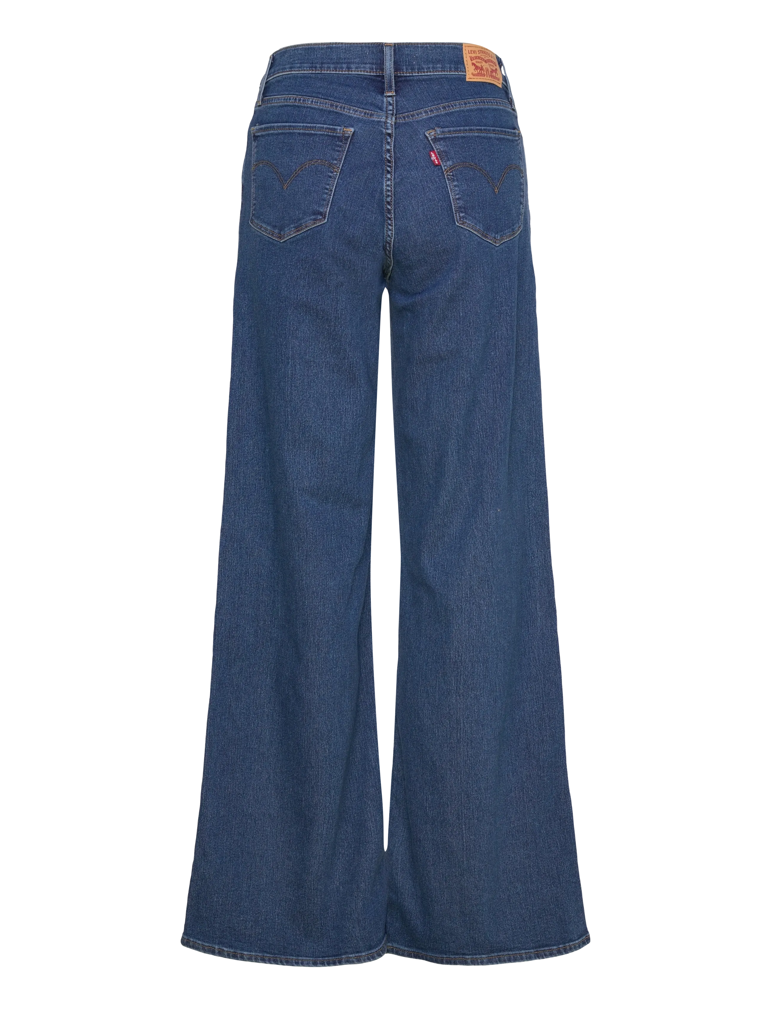 Levi's® - 318 SHAPING WIDE LEG CLEVER GI - wide leg jeans - dark indigo - worn in - 2