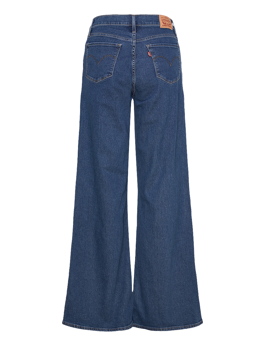 Levi's® - 318 SHAPING WIDE LEG CLEVER GI - vida jeans - dark indigo - worn in - 2