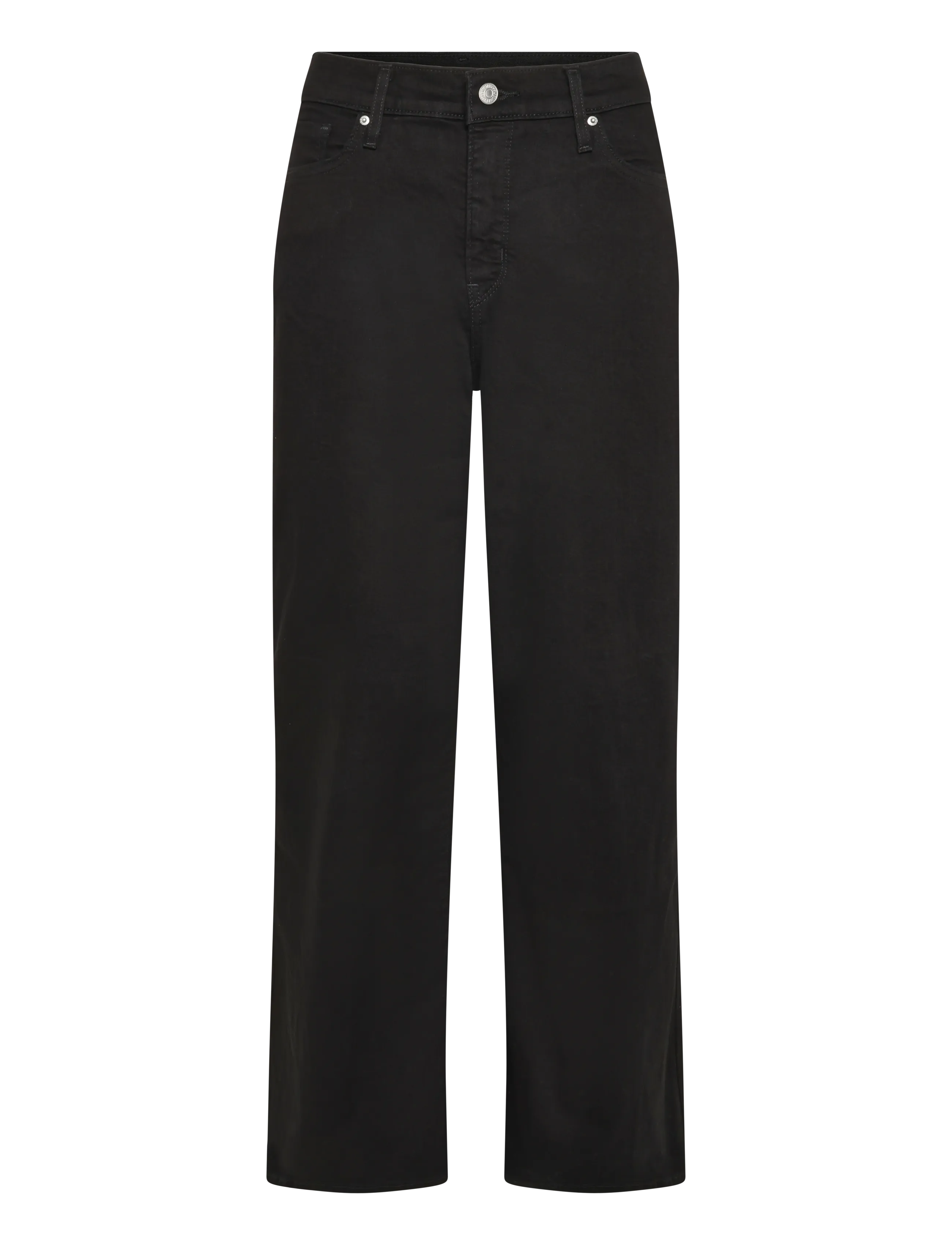 Levi's® 318 SHAPING WIDE LEG SOFT BLAC - Laia säärega teksad - BLACKS / black