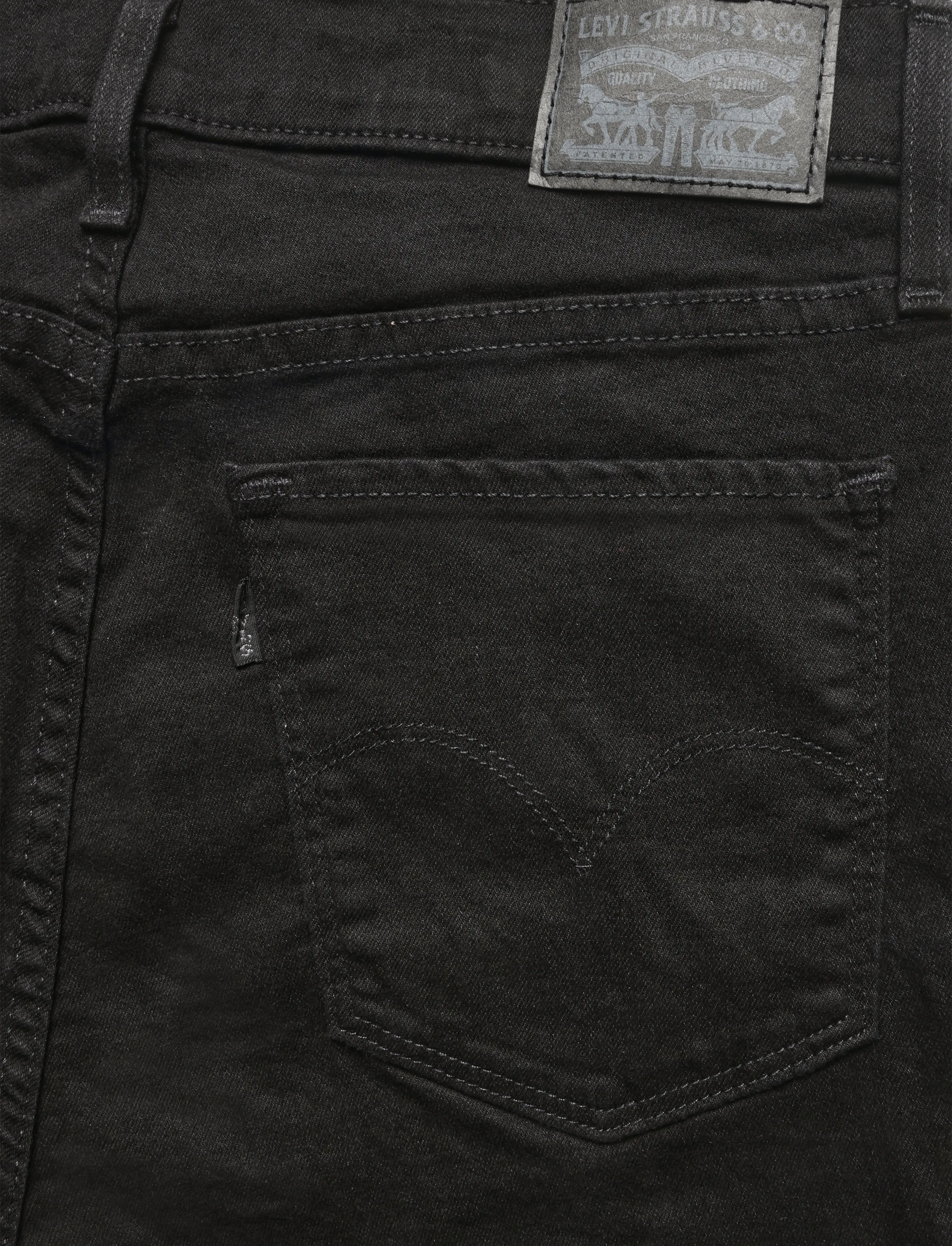 Levi's® - 318 SHAPING WIDE LEG SOFT BLAC - laia säärega teksad - blacks - 4