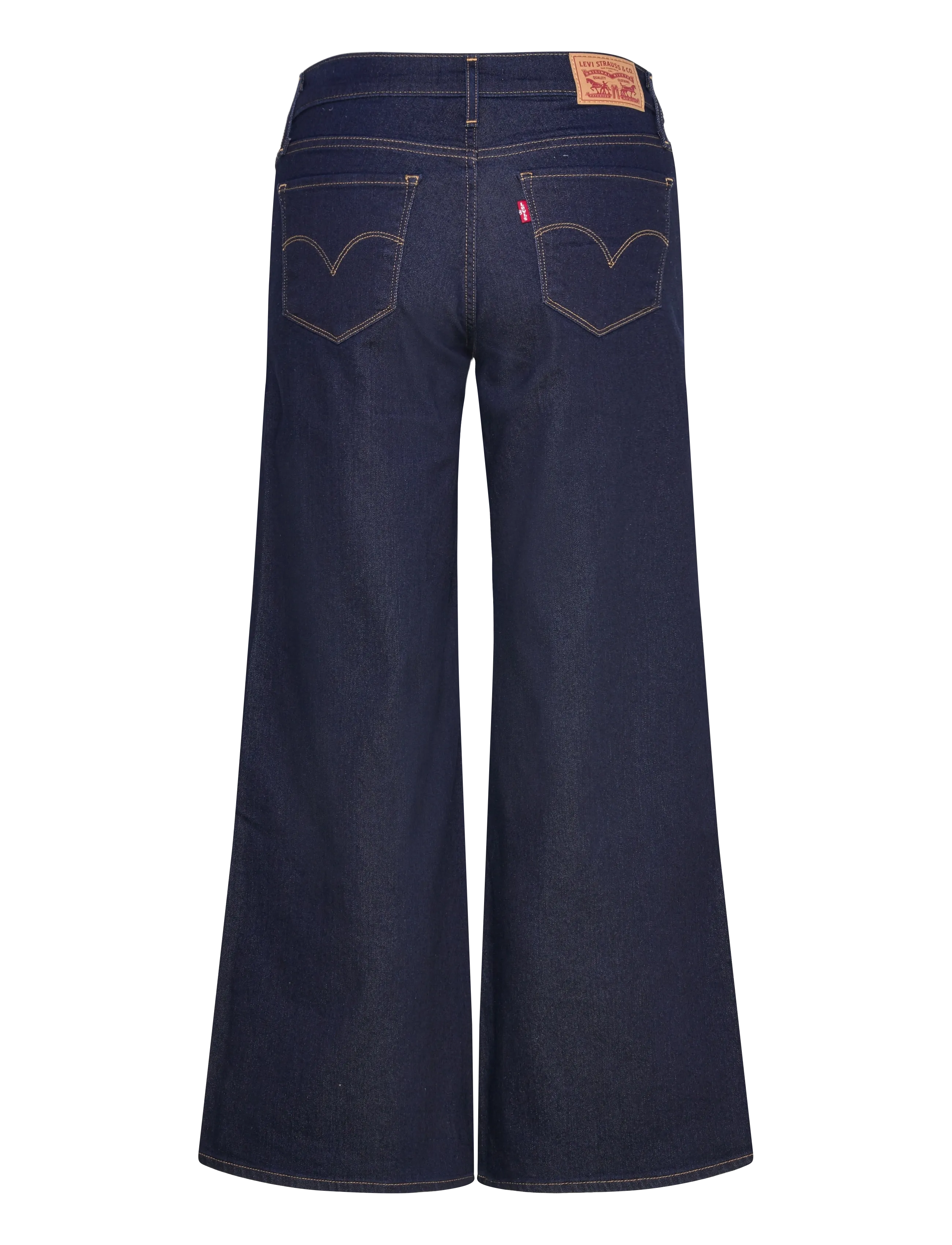 Levi's® - 318 SHAPING WIDE LEG DARKEST S - szerokie dżinsy - dark indigo - flat finish - 2