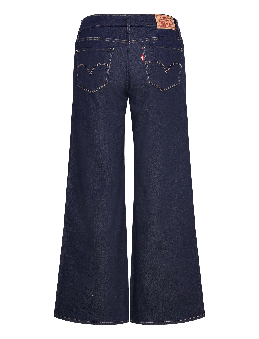 Levi's® - 318 SHAPING WIDE LEG DARKEST S - szerokie dżinsy - dark indigo - flat finish - 2