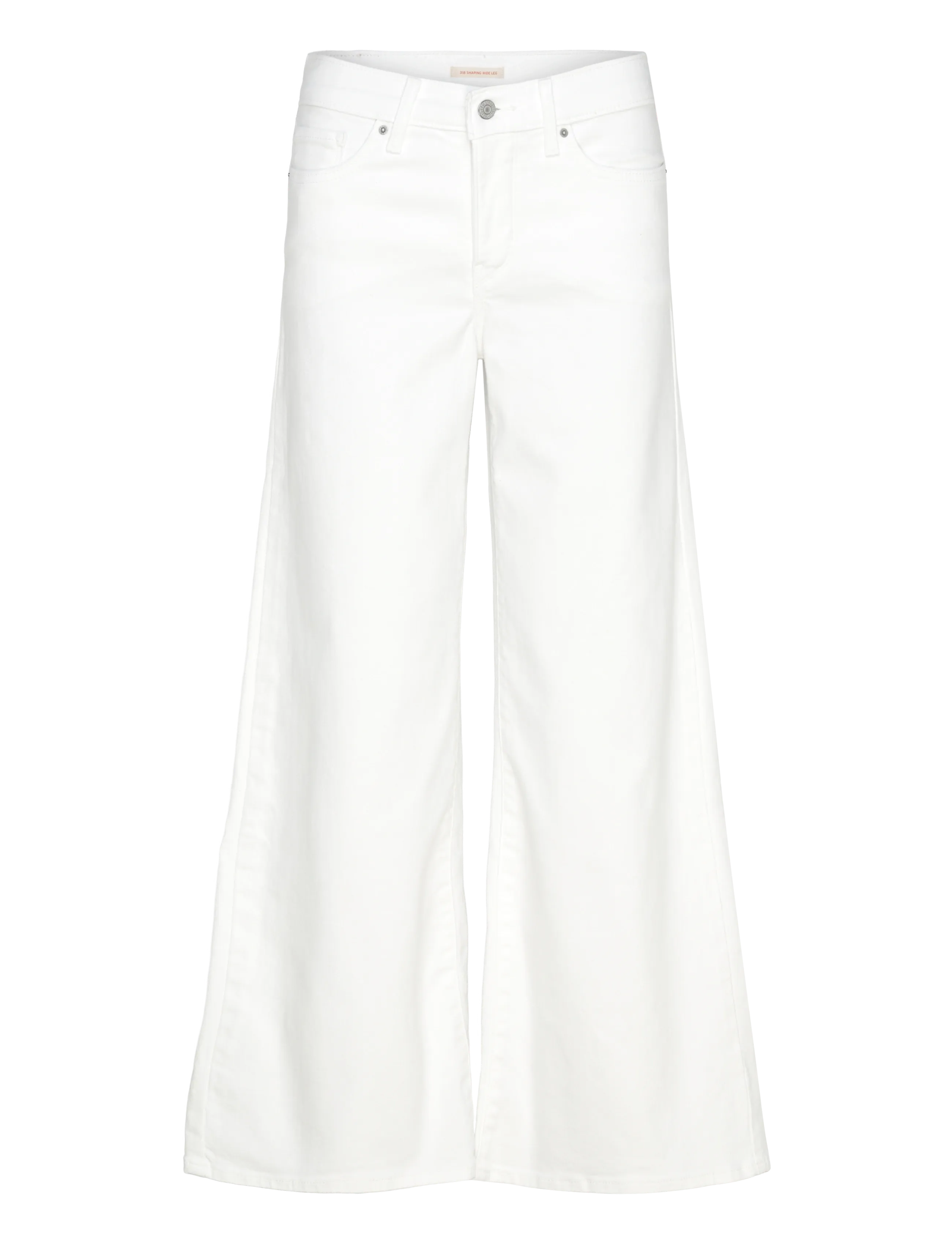 Levi's® 318 SHAPING WIDE LEG SOFT CLEA - Nieuw - NEUTRALS / white