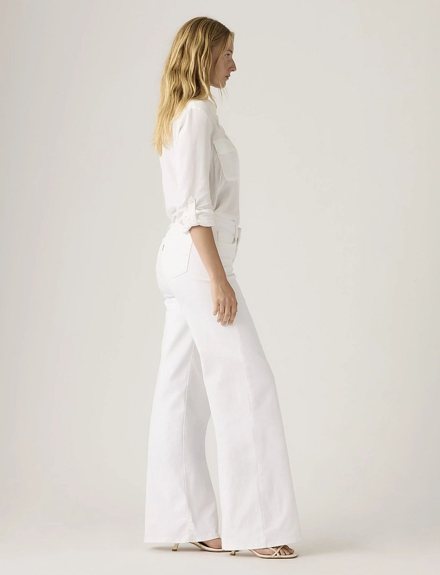Levi's® - 318 SHAPING WIDE LEG SOFT CLEA - wide leg jeans - neutrals - 3