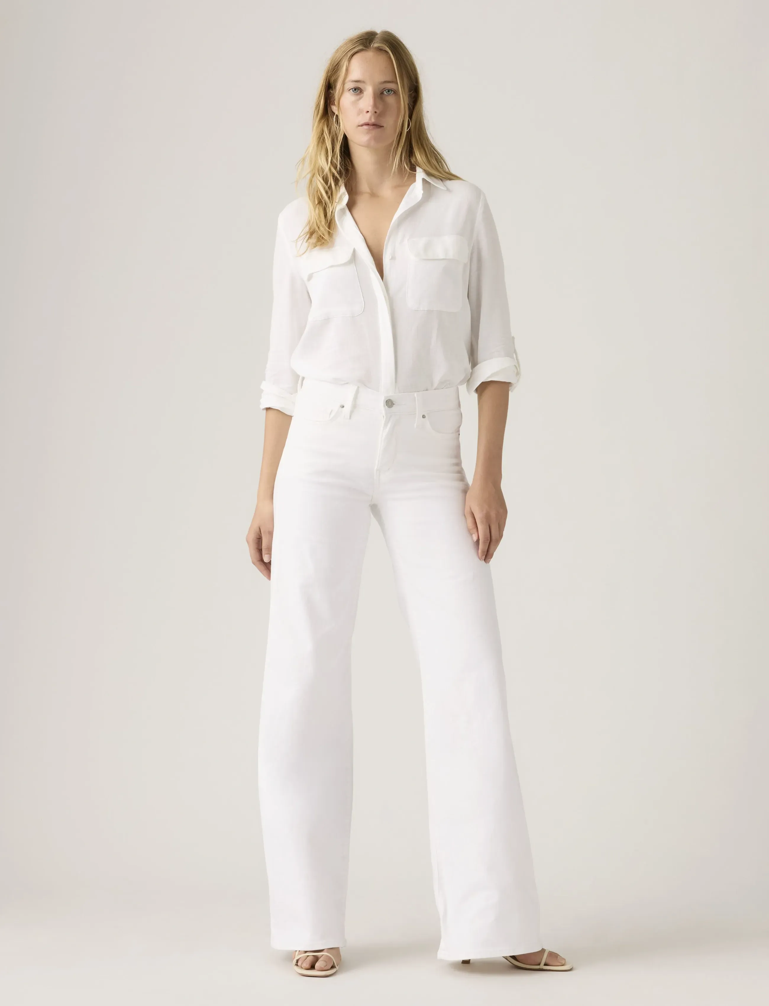 LEVIS ® 318 Shaping Wide Leg Soft Clea jeans dam – bild 5