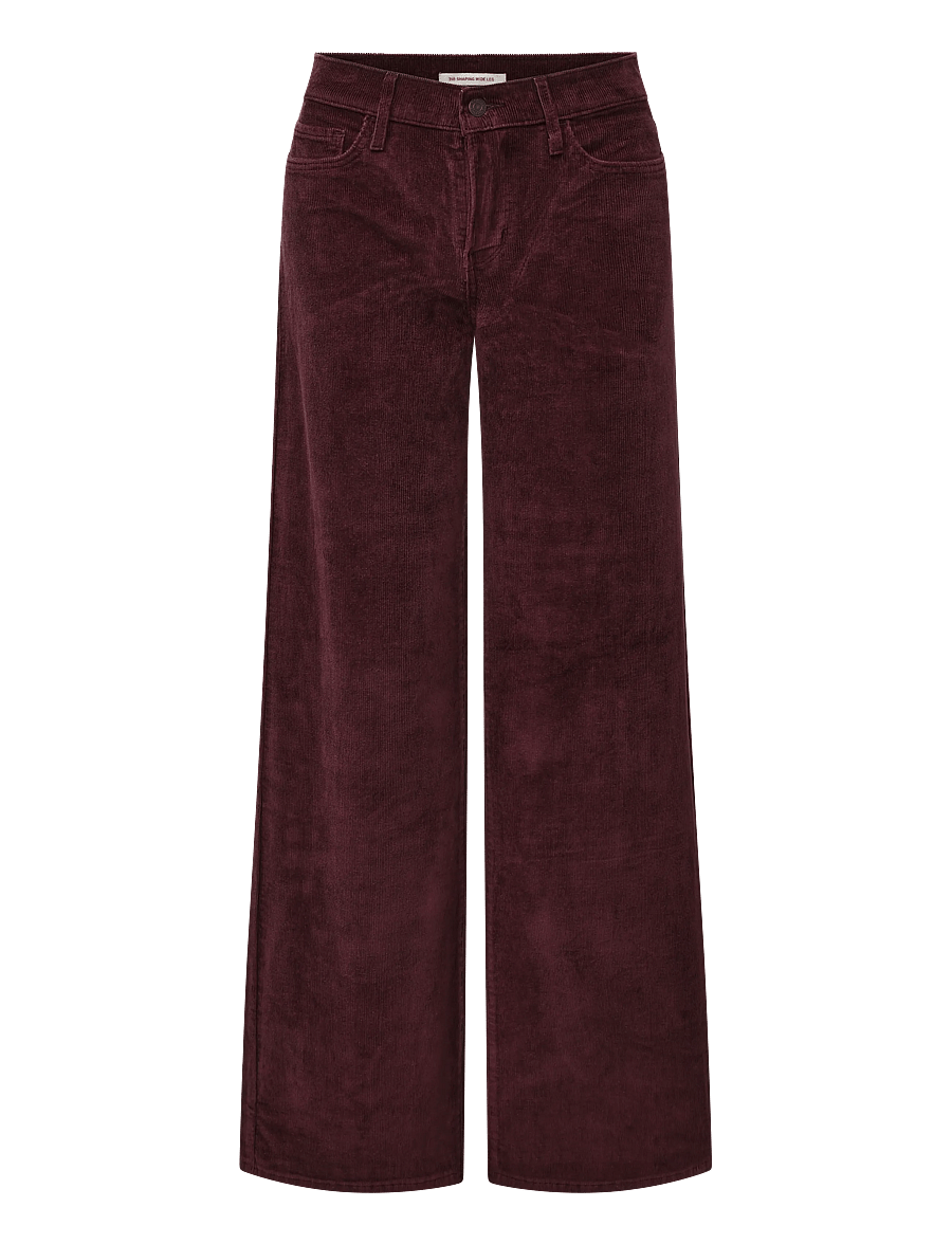 Levi's® - 318 SHAPING WIDE LEG SASSAFRAS - velvetpüksid - browns - 1