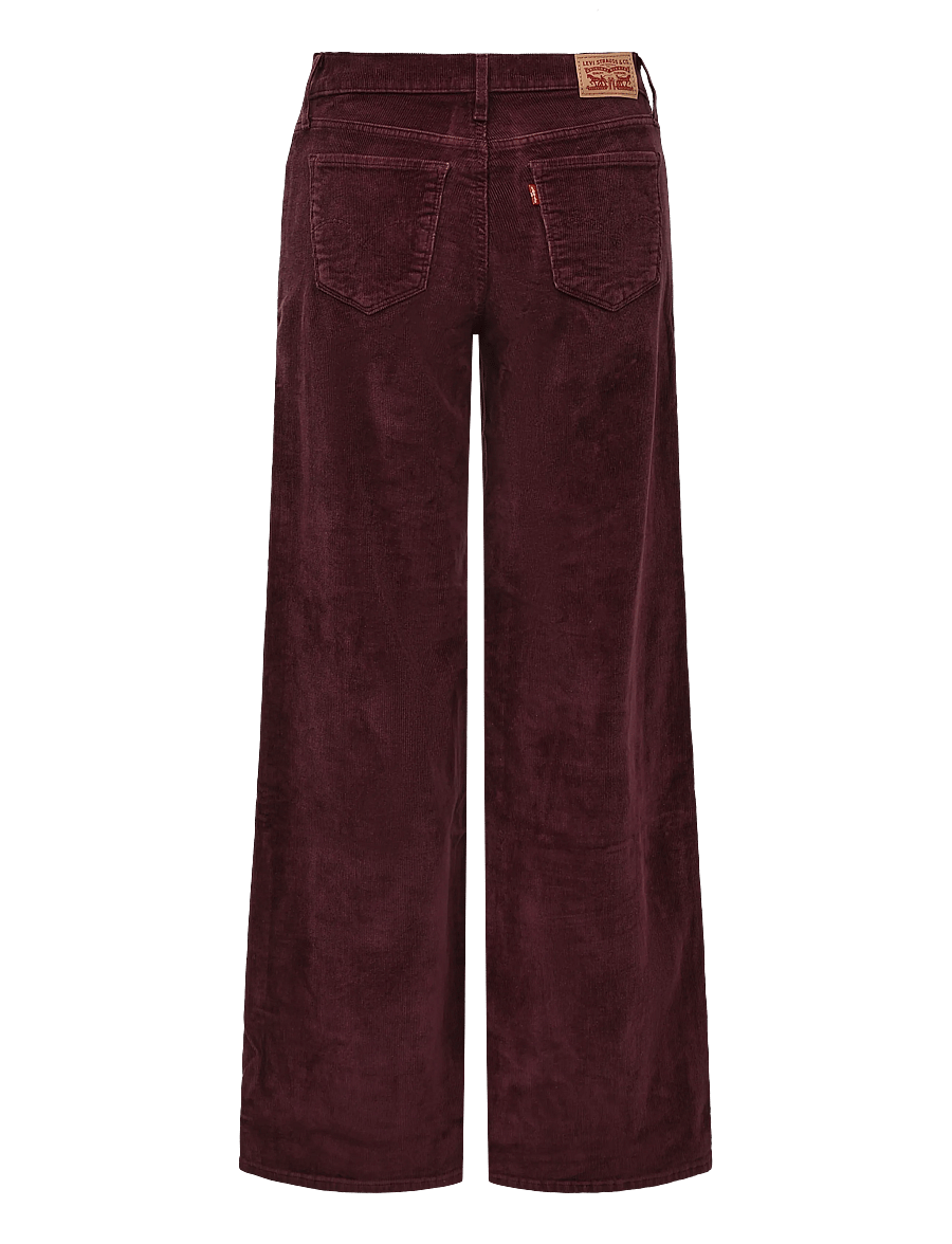 Levi's® - 318 SHAPING WIDE LEG SASSAFRAS - velvetpüksid - browns - 2