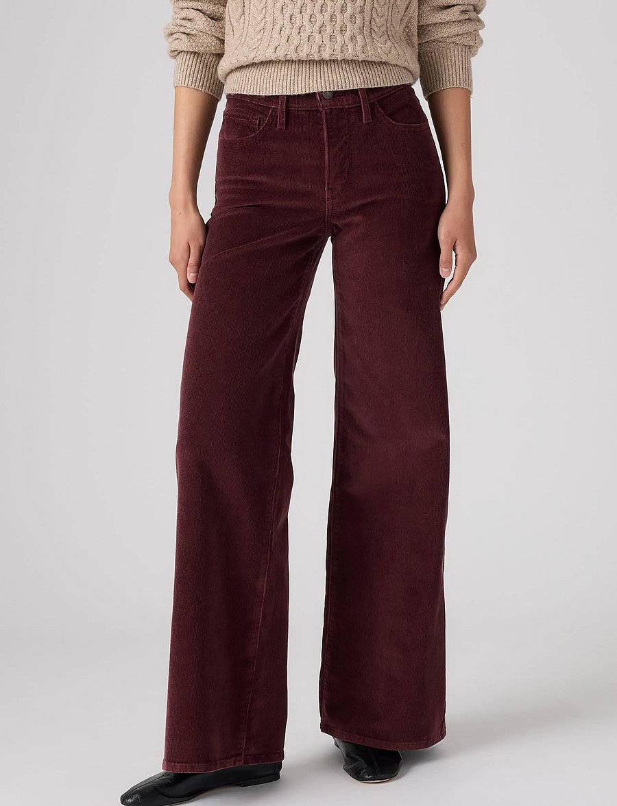 Levi's® - 318 SHAPING WIDE LEG SASSAFRAS - velvetpüksid - browns - 5
