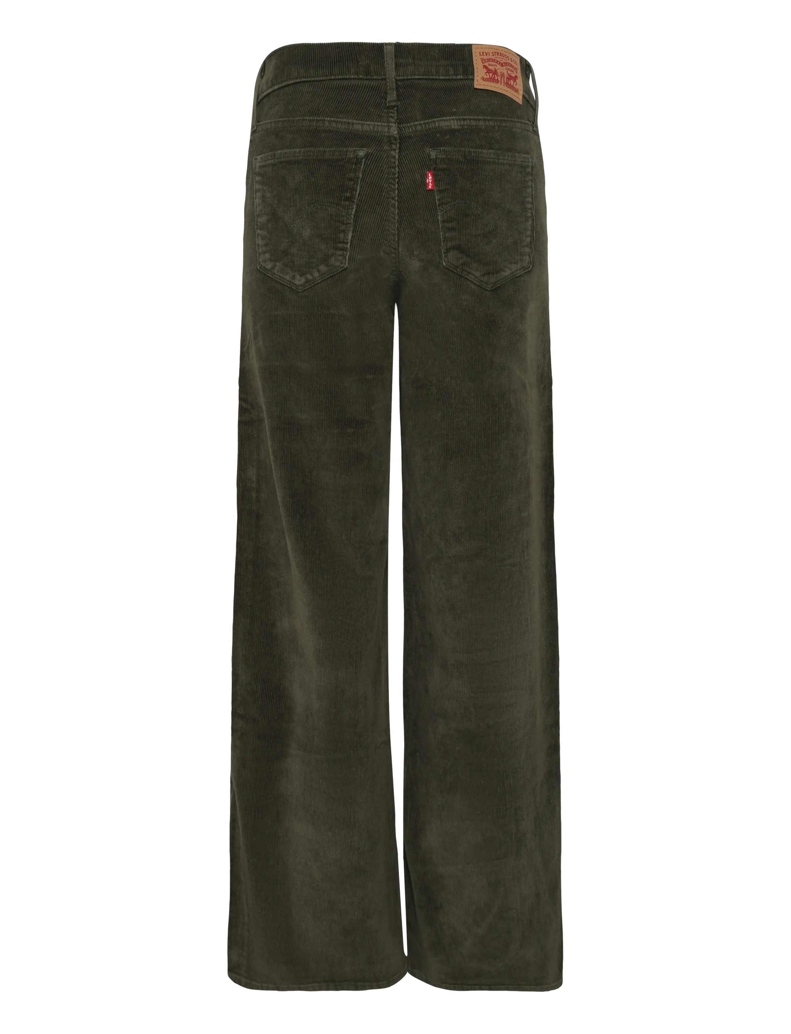 Levi's® - 318 SHAPING WIDE LEG OLIVE NIG - cordhosen - greens - 2