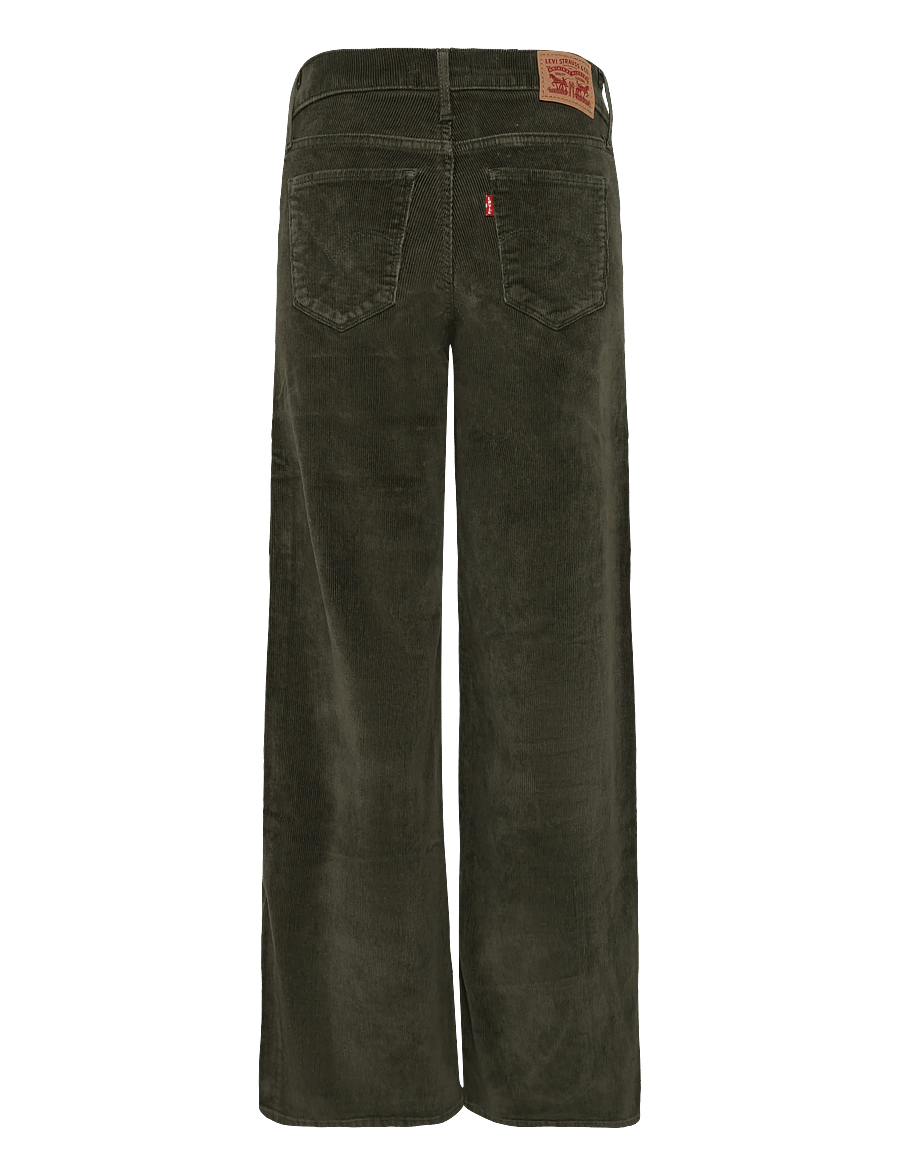 Levi's® - 318 SHAPING WIDE LEG OLIVE NIG - cordhosen - greens - 2