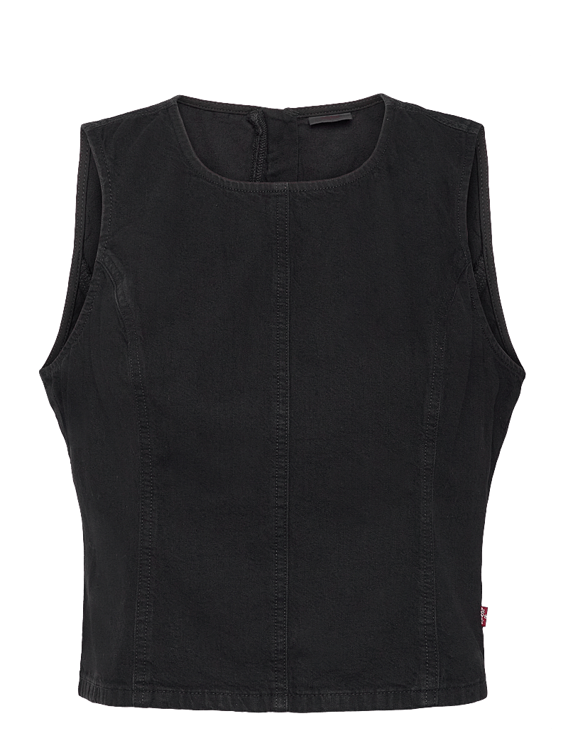 Levi's® Topanga Denim Tank Black Rose (LSW001SF00030) Sleeveless tops
