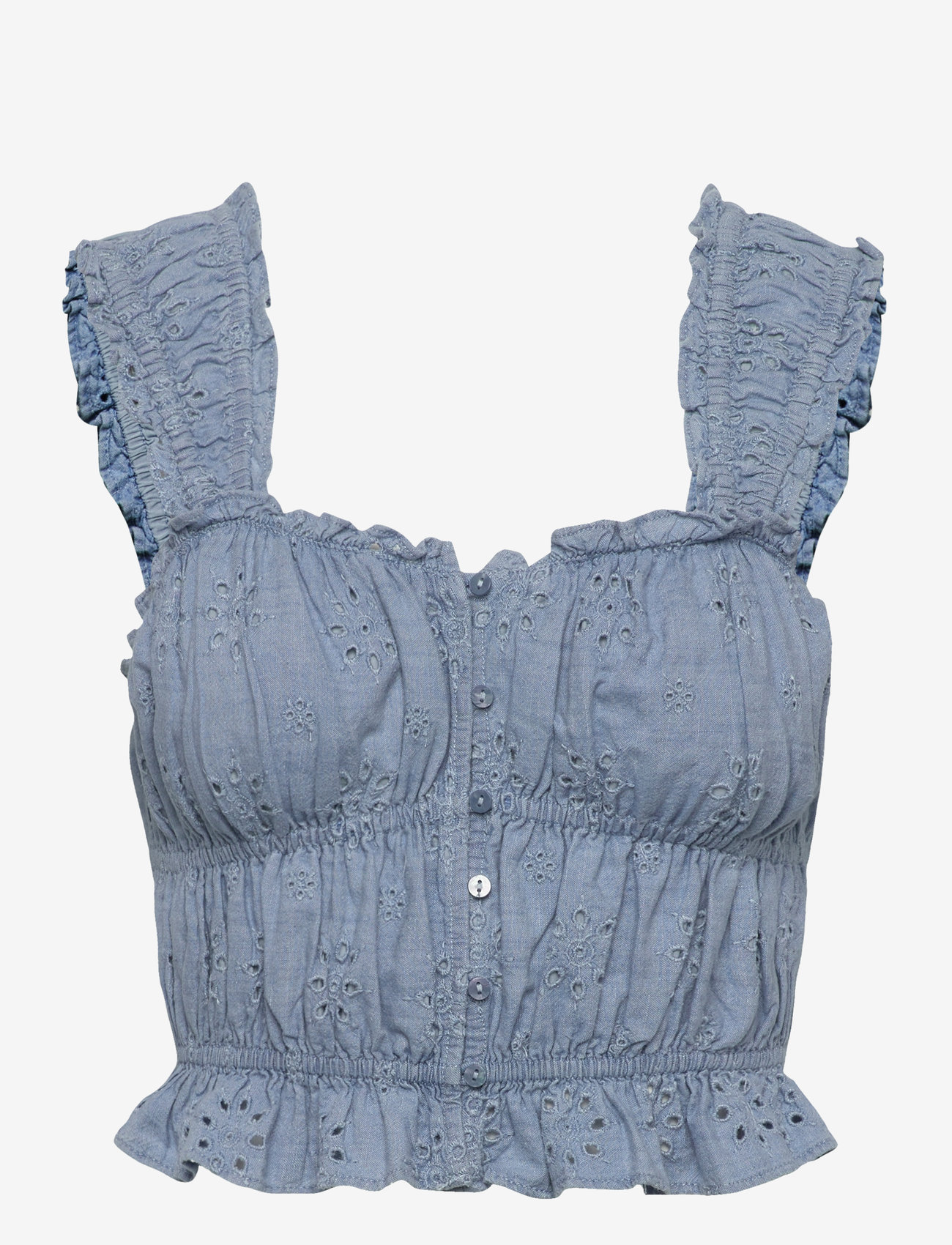 Levi's® - AMAYA SL BLOUSE ALTERNATE FIN - sleeveless blouses - med indigo - flat finish - 1