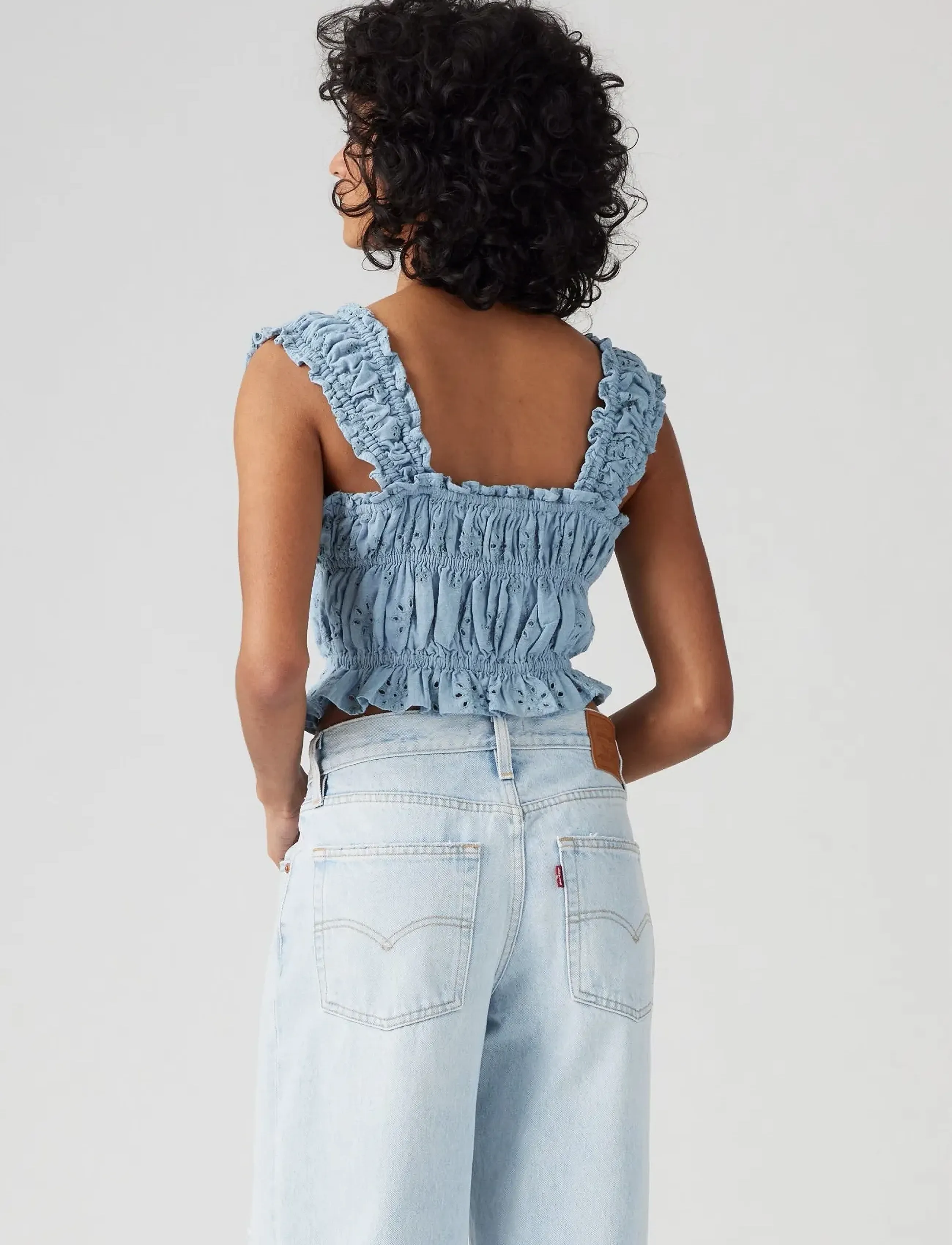 Levi's® - AMAYA SL BLOUSE ALTERNATE FIN - med indigo - flat finish - 3