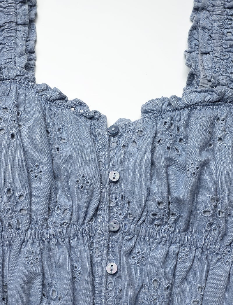 Levi's® - AMAYA SL BLOUSE ALTERNATE FIN - sleeveless blouses - med indigo - flat finish - 4