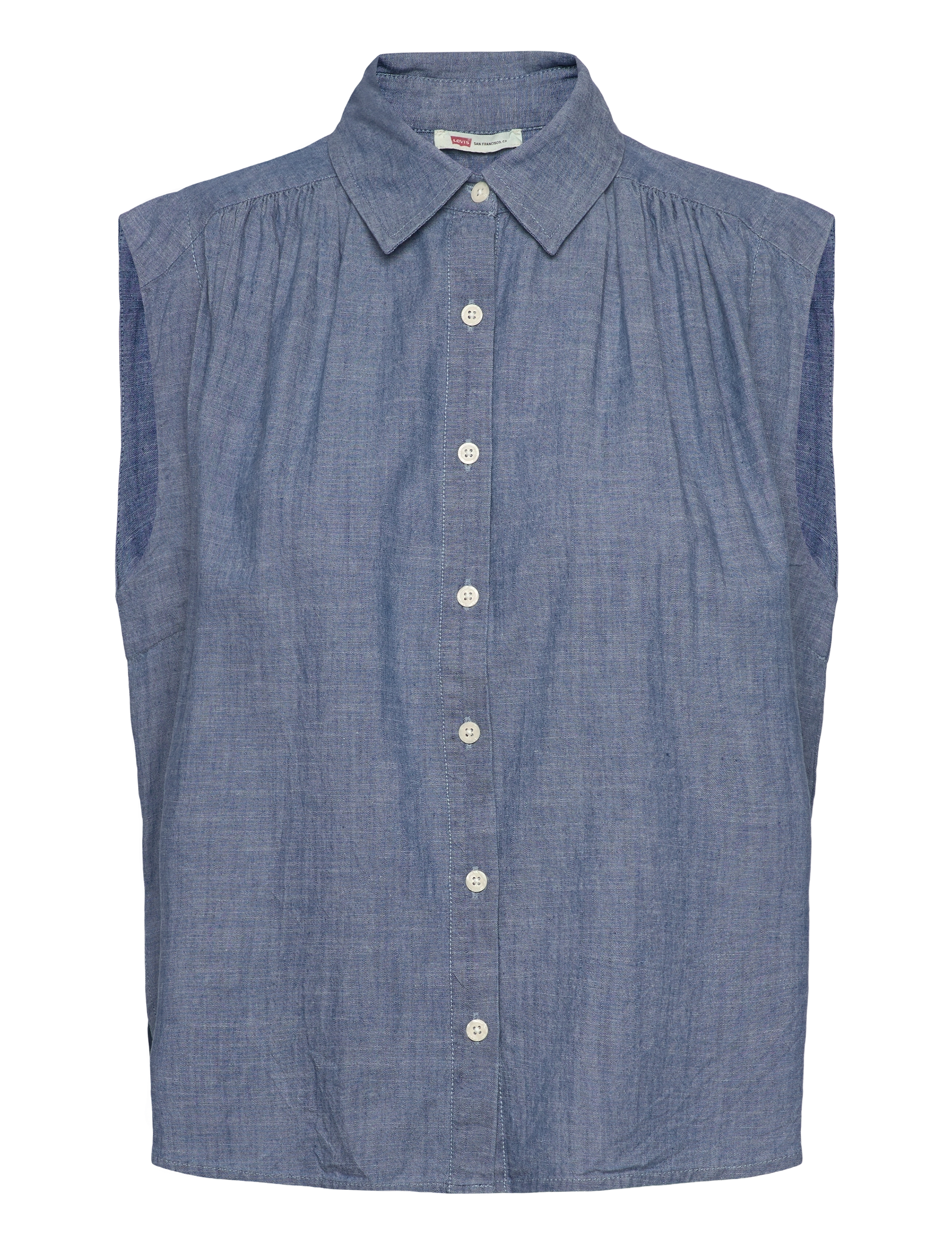 Levi's® GRACEN COMM SL BLOUSE MED INDIGO - FLAT FINISH - Bluser - MED INDIGO - FLAT FINISH / blue