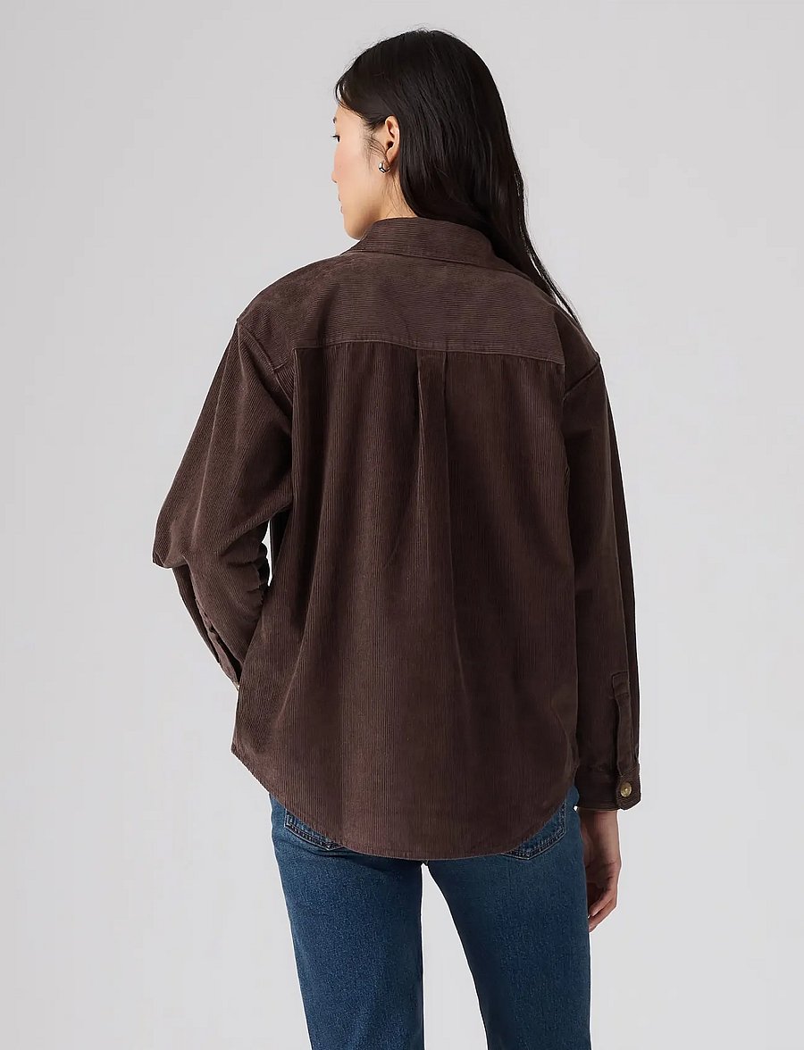 Levi's® - IRIS OVERSHIRT JAVA - overshirts - browns - 4