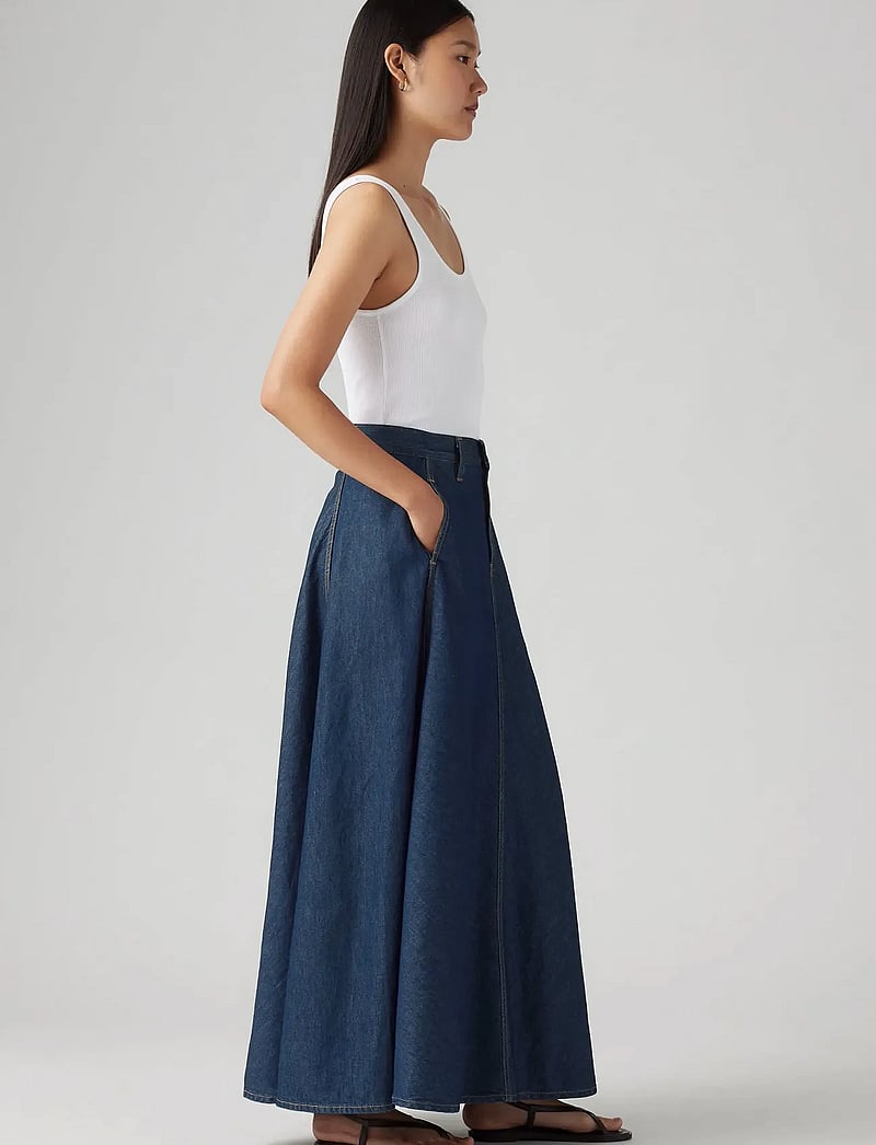 Levi's® - XL SKIRT SQUARE CIRCLE - jeansröcke - dark indigo - flat finish - 3