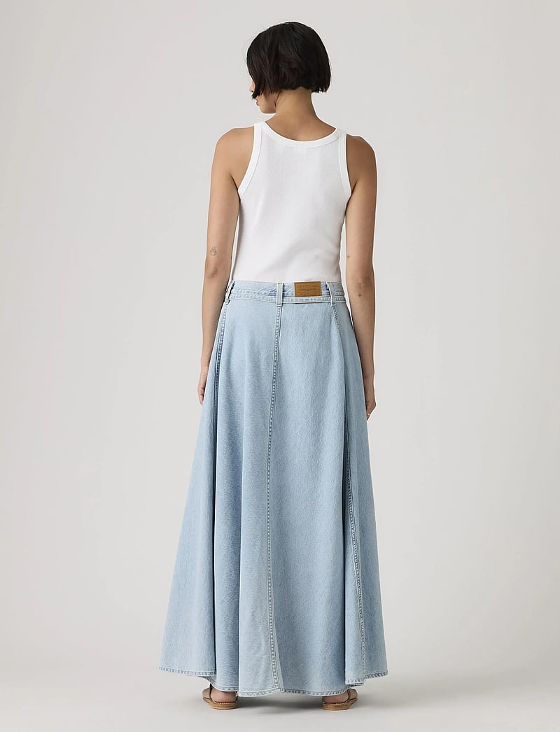 Levi's® - XL SKIRT TREK TECH SKIRT - jeanskjolar - light indigo - flat finis - 4