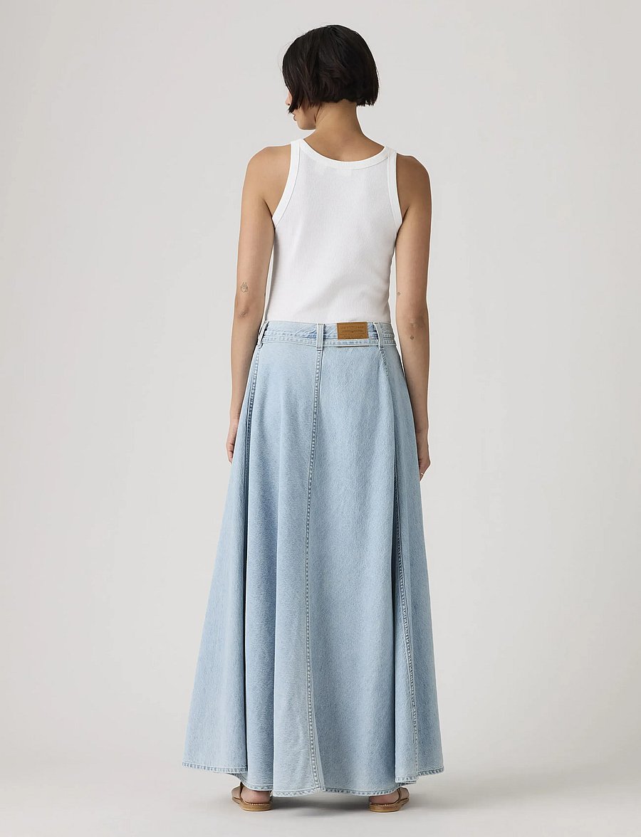 Levi's® - XL SKIRT TREK TECH SKIRT - denim skirts - light indigo - flat finis - 4