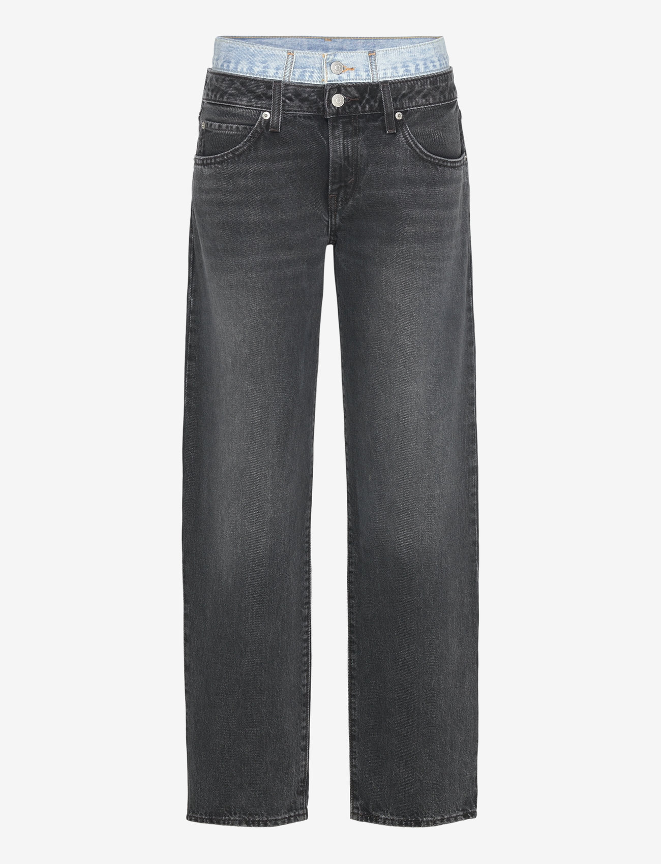 【やまやま】A.PRESSE everyone Baggy Denim VETEMENTS Embroidered Logo Baggy Jeans UA66PA560L | FLEXDOG