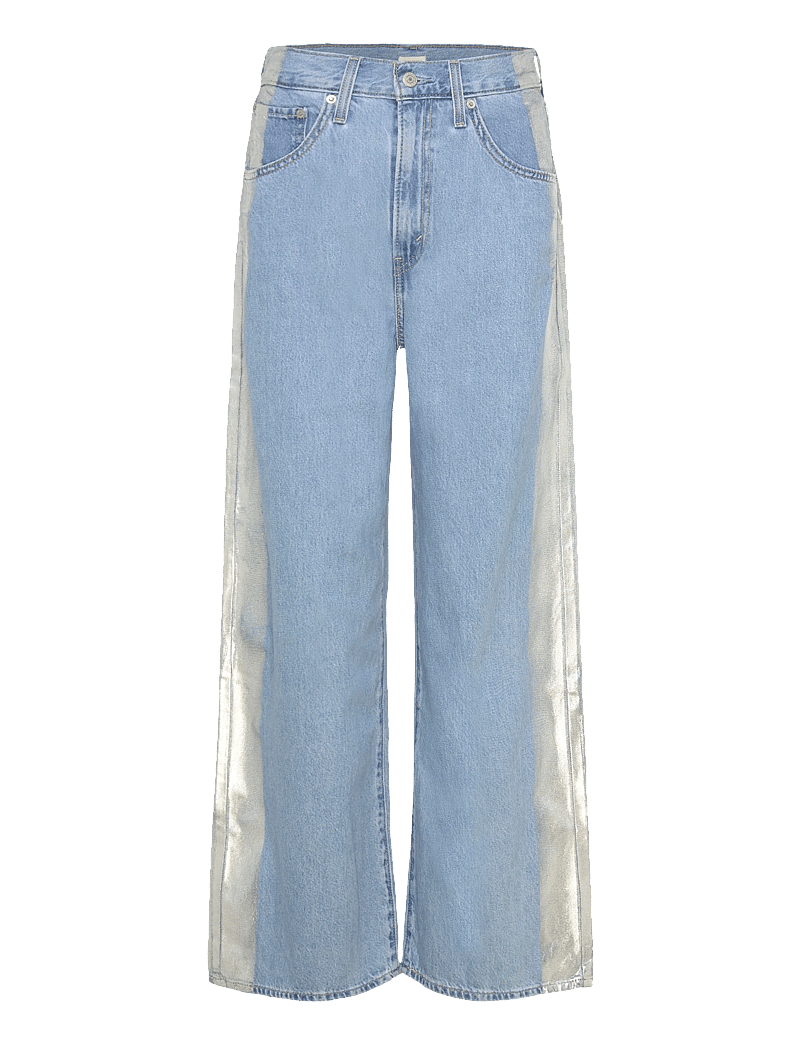Levi's® - CINCH BAGGY RAIN OR SHINE - vida jeans - med indigo - worn in - 1