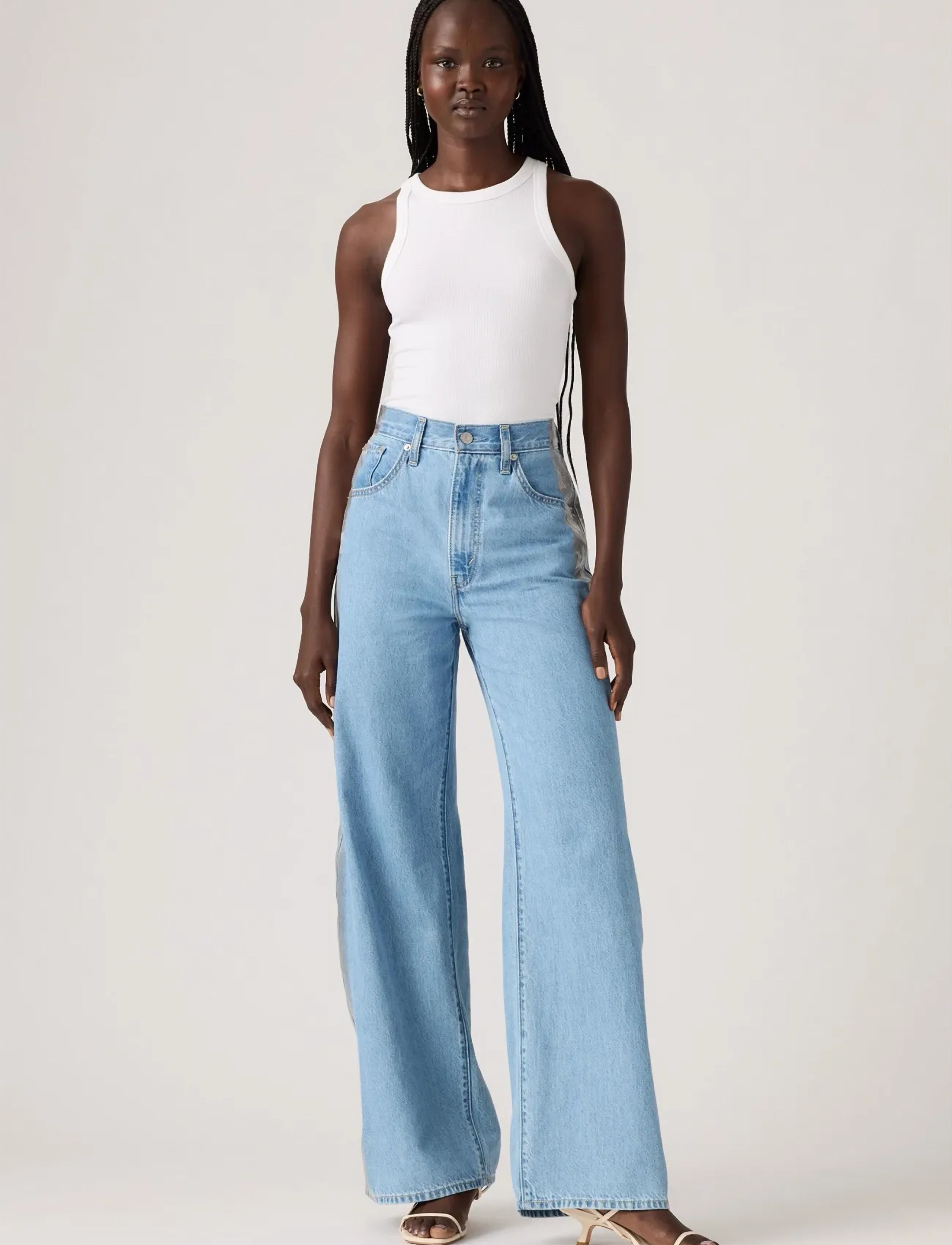Levi's® - CINCH BAGGY RAIN OR SHINE - med indigo - worn in - 4