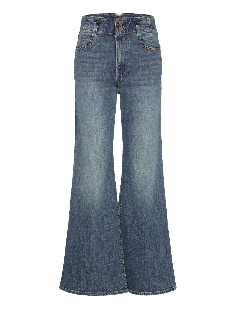 Levi's® - RIBCAGE BELLS CORSET DART GAME - džinsi ar zvanveida galiem - med indigo - worn in - 0