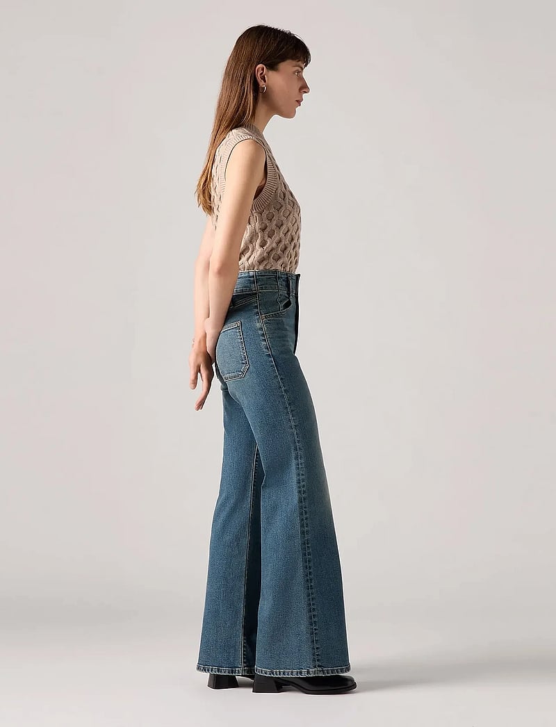 Levi's® - RIBCAGE BELLS CORSET DART GAME - džinsi ar zvanveida galiem - med indigo - worn in - 2