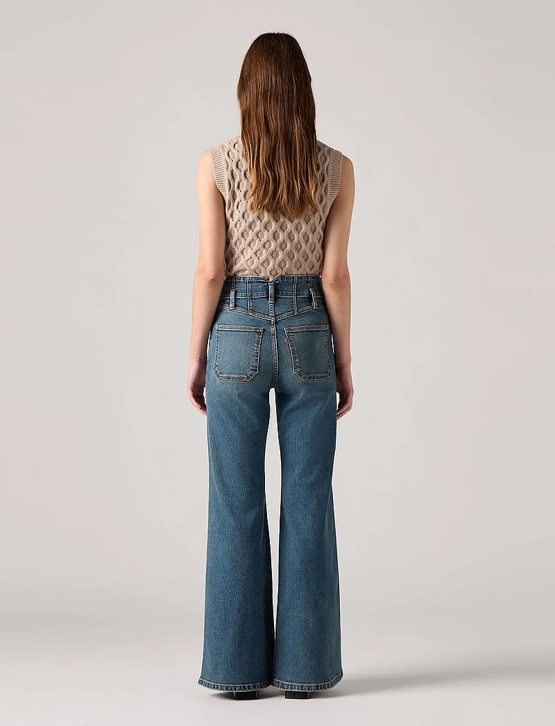 Levi's® - RIBCAGE BELLS CORSET DART GAME - džinsi ar zvanveida galiem - med indigo - worn in - 3