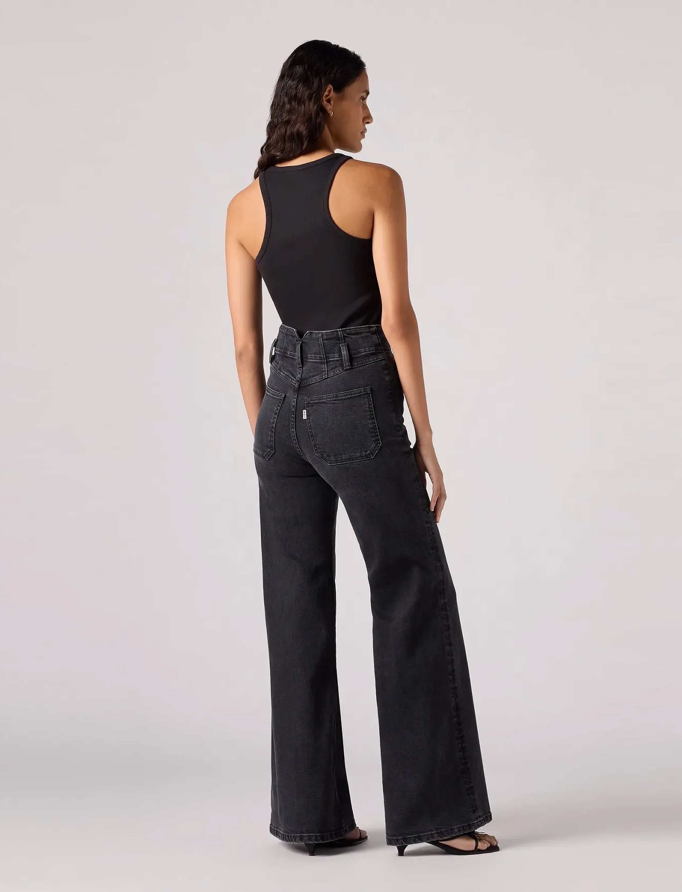 Levi's® - RIBCAGE BELLS CORSET FIRST OR - flared jeans - blacks - 3