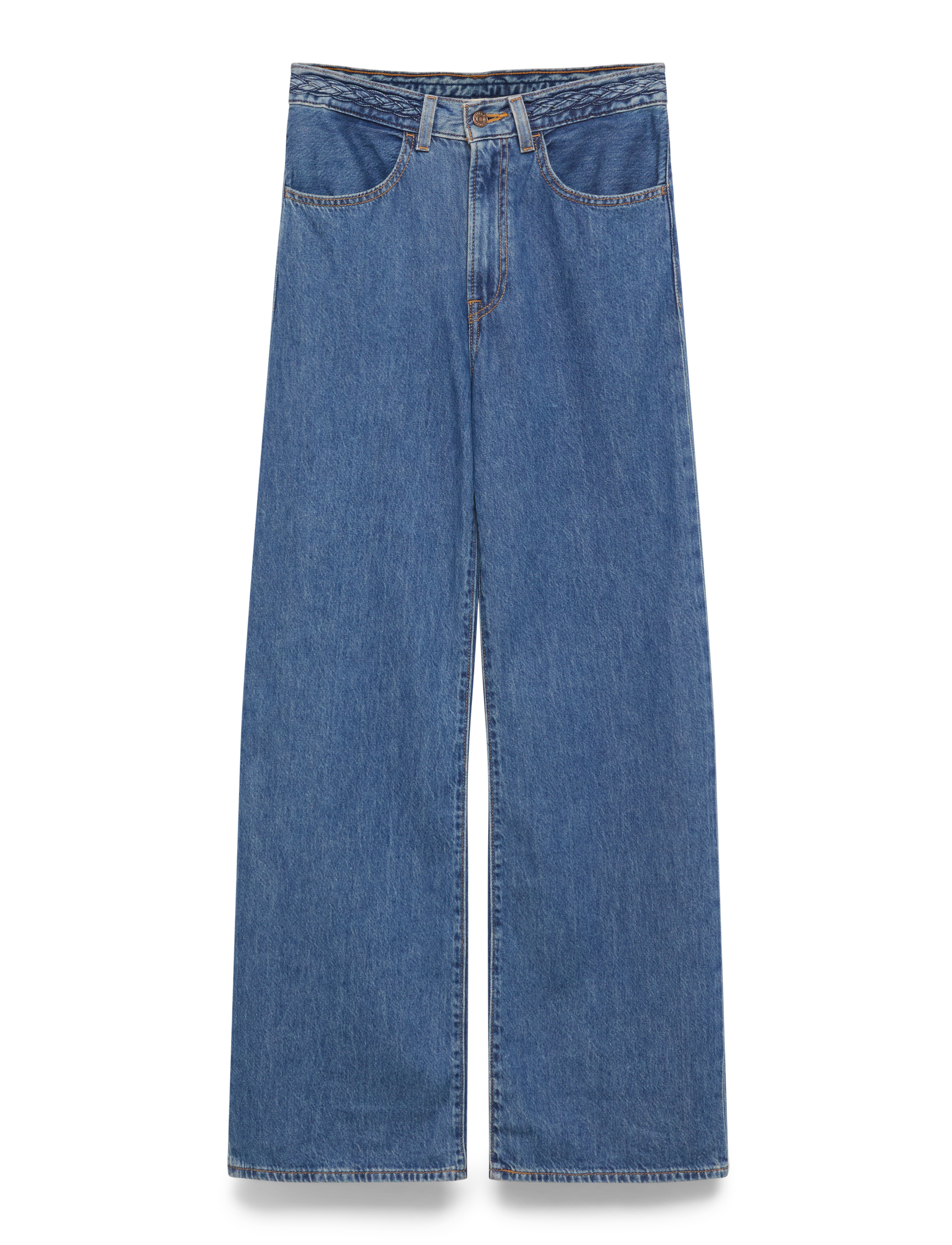 LEVI'S Ribcage Wl Braided Big Yikes Blau - 29x32 - Damen