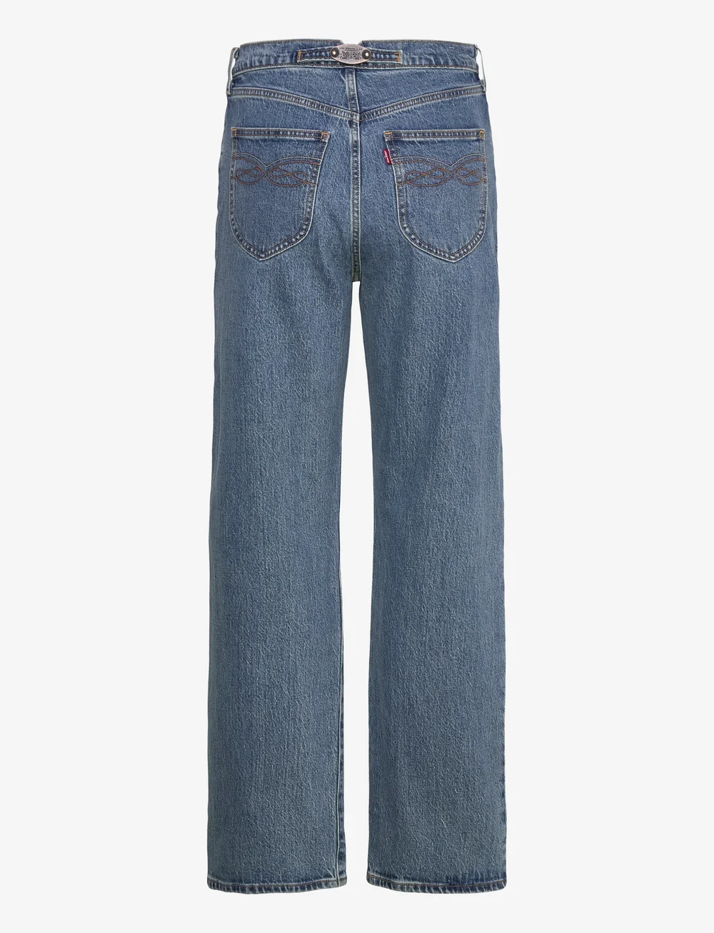 Levi's® - RIBCAGE FL WESTERN BOWS AND AR - straight jeans - med indigo - worn in - 2