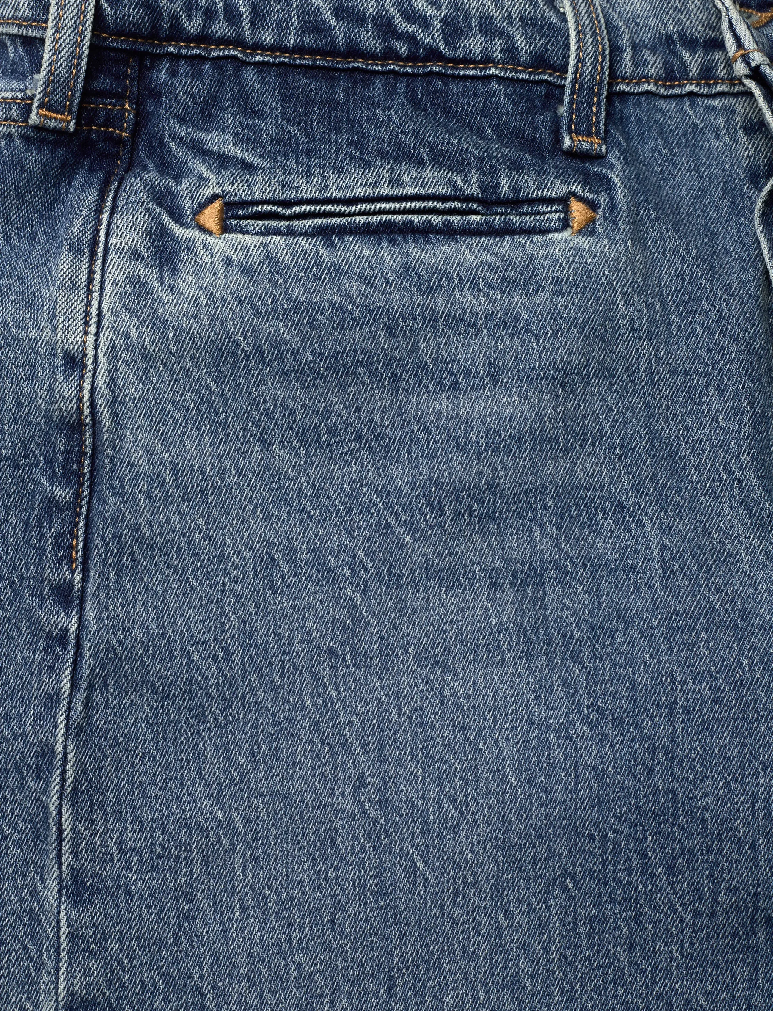 Levi's® - RIBCAGE FL WESTERN BOWS AND AR - suorat farkut - med indigo - worn in - 5