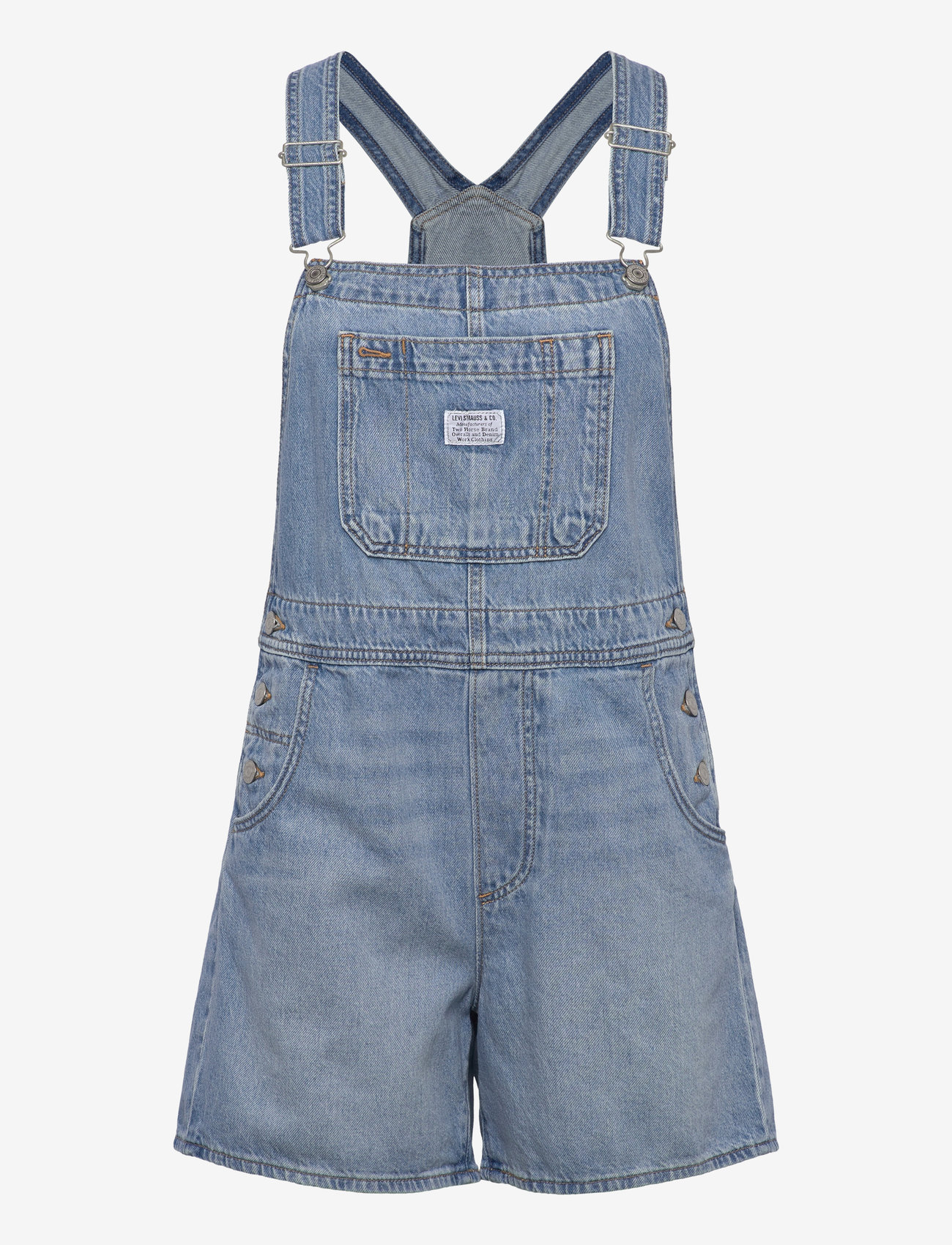 Levi's® - UTILITY SHORTALL SUMMER JOB - light indigo - flat finis - 1