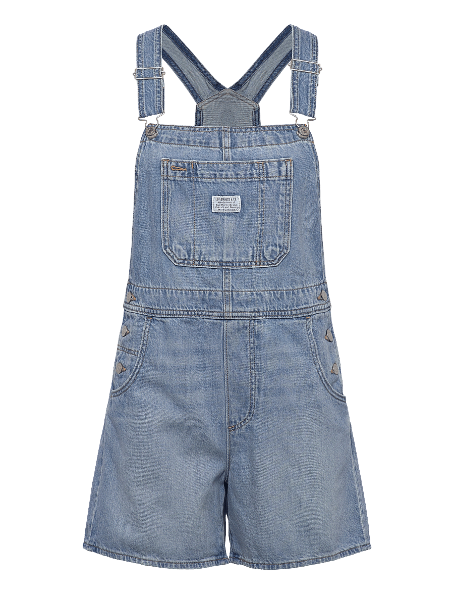Levi's® - UTILITY SHORTALL SUMMER JOB - combinaisons - light indigo - flat finis - 1