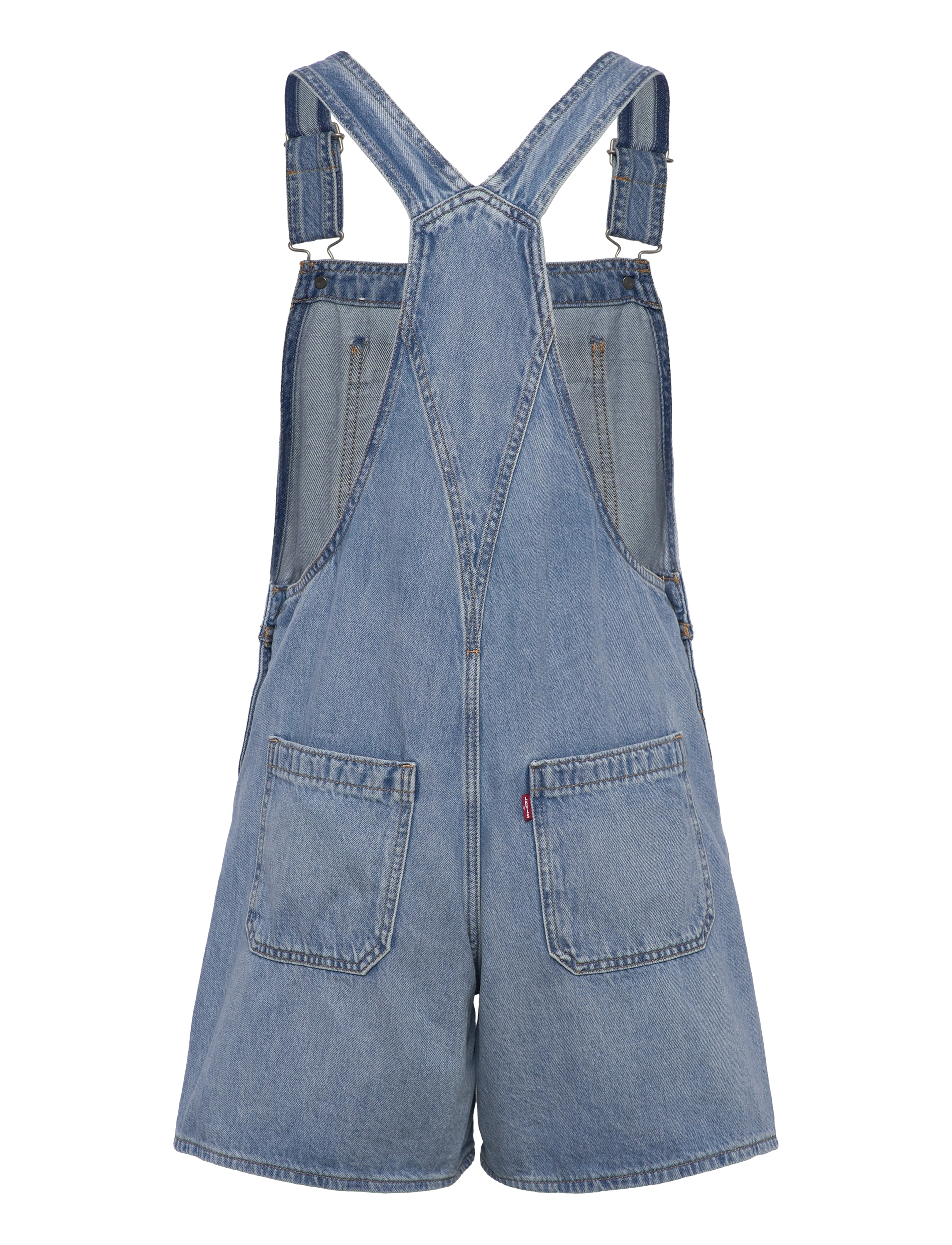 Levi's® - UTILITY SHORTALL SUMMER JOB - buksedragter - light indigo - flat finis - 2