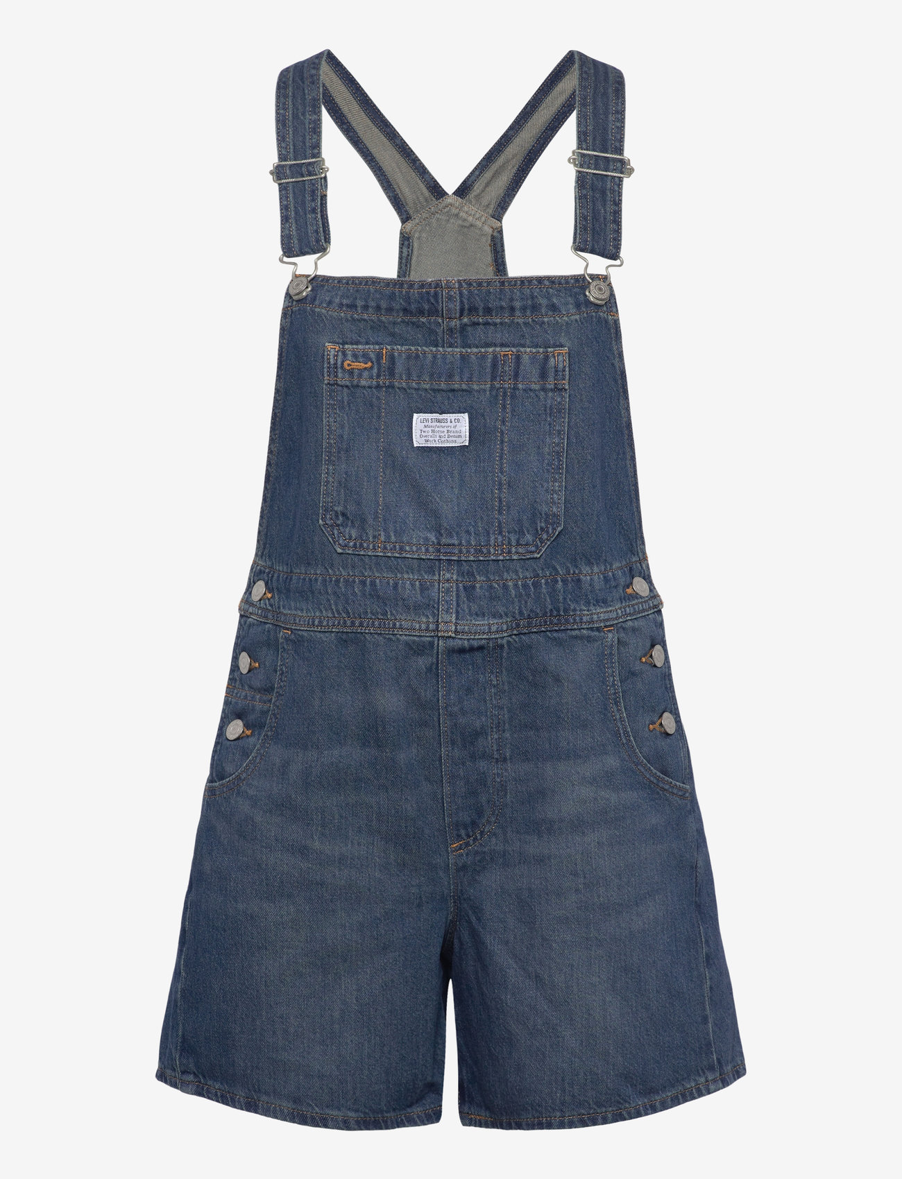 Levi's® - UTILITY SHORTALL ANNIVERSARY P - kombinezony - dark indigo - worn in - 1
